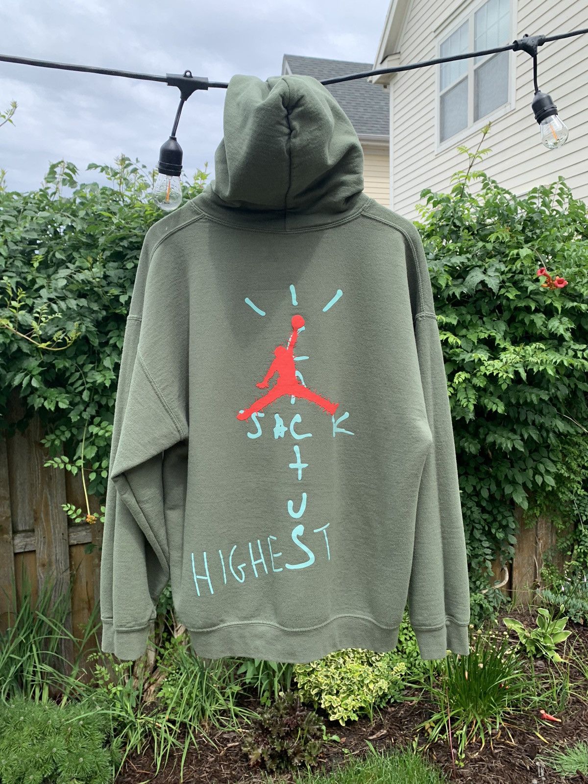 Cactus store Jack Highest Hoodie Olive sz M