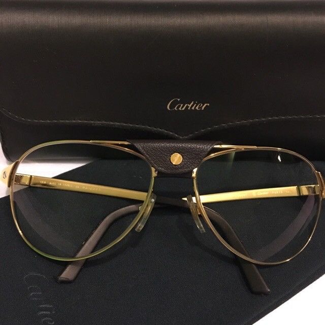 Cartier Santos de Cartier glasses