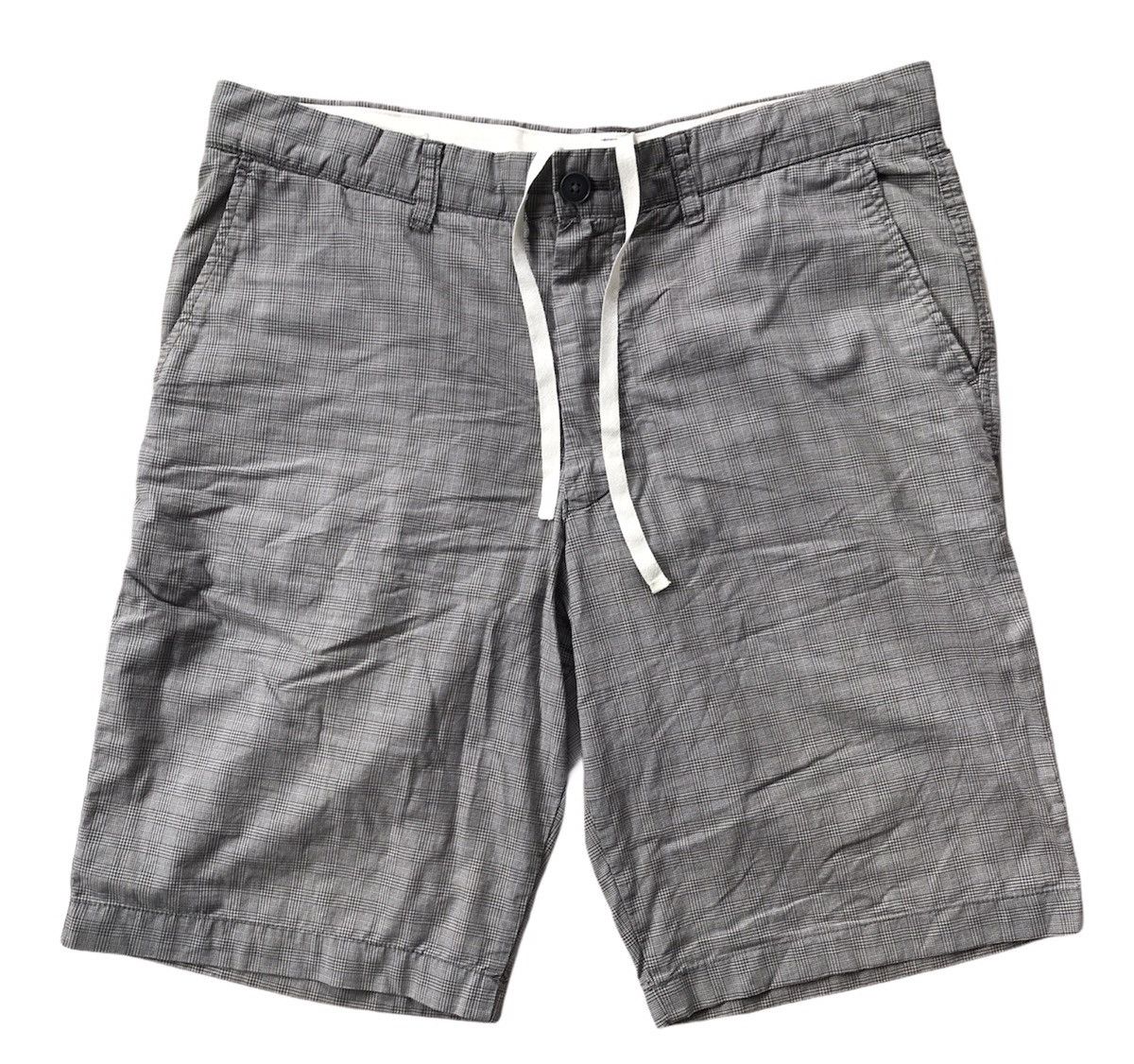 Uniqlo × Vintage Drawstring Uniqlo plaid shorts bermuda Size US 36 / EU 52 - 1 Thumbnail