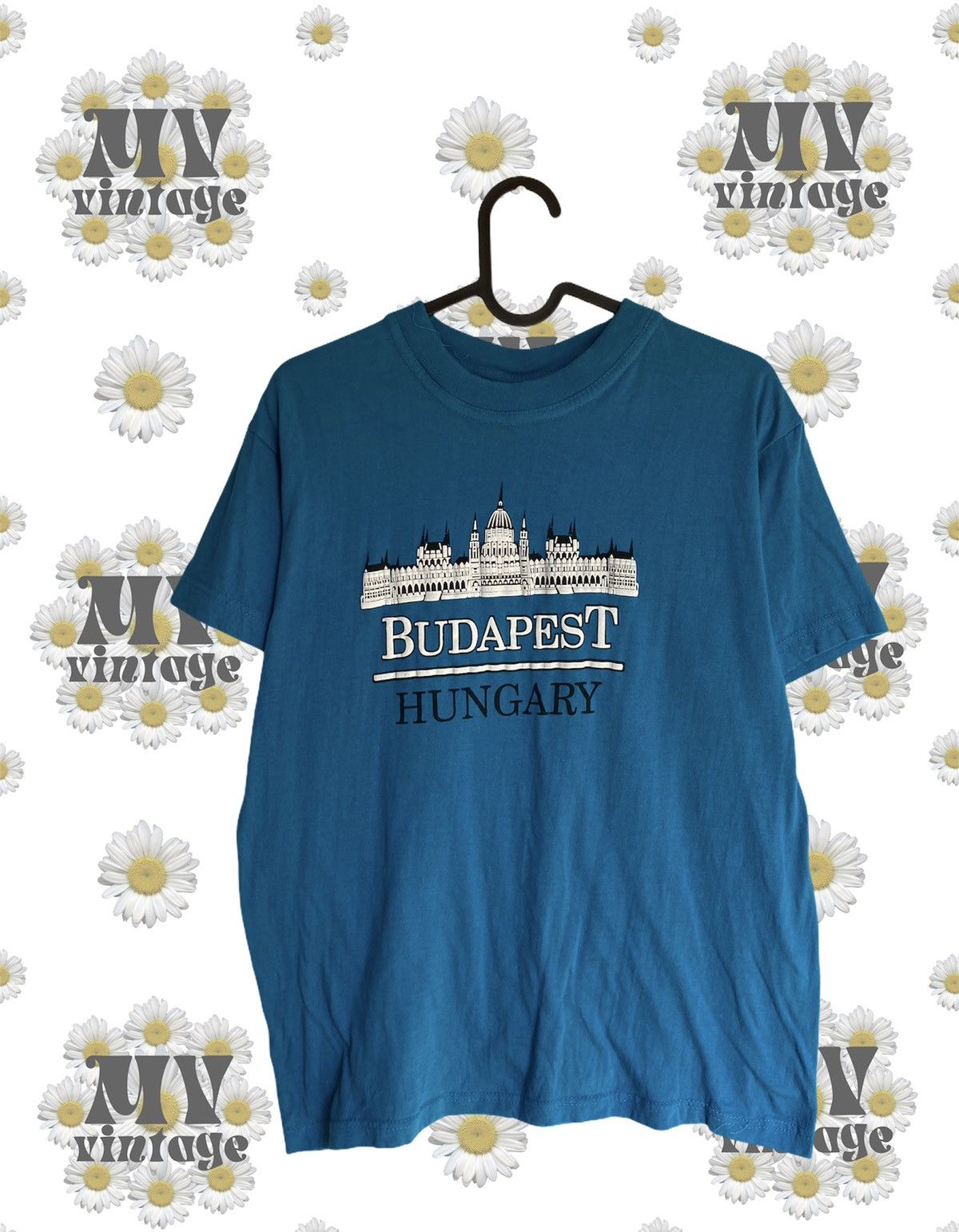 Vintage Budapest 00s Vintage Tee Shirt Size US S / EU 44-46 / 1 - 1 Thumbnail