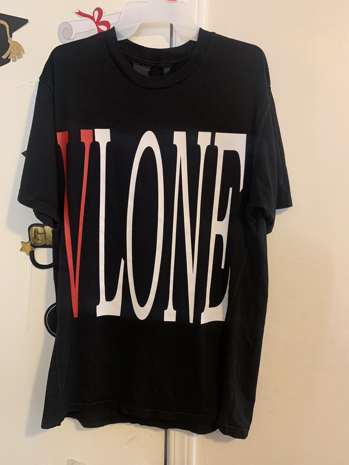 Vlone Vlone Staple Tee Red Logo Grailed