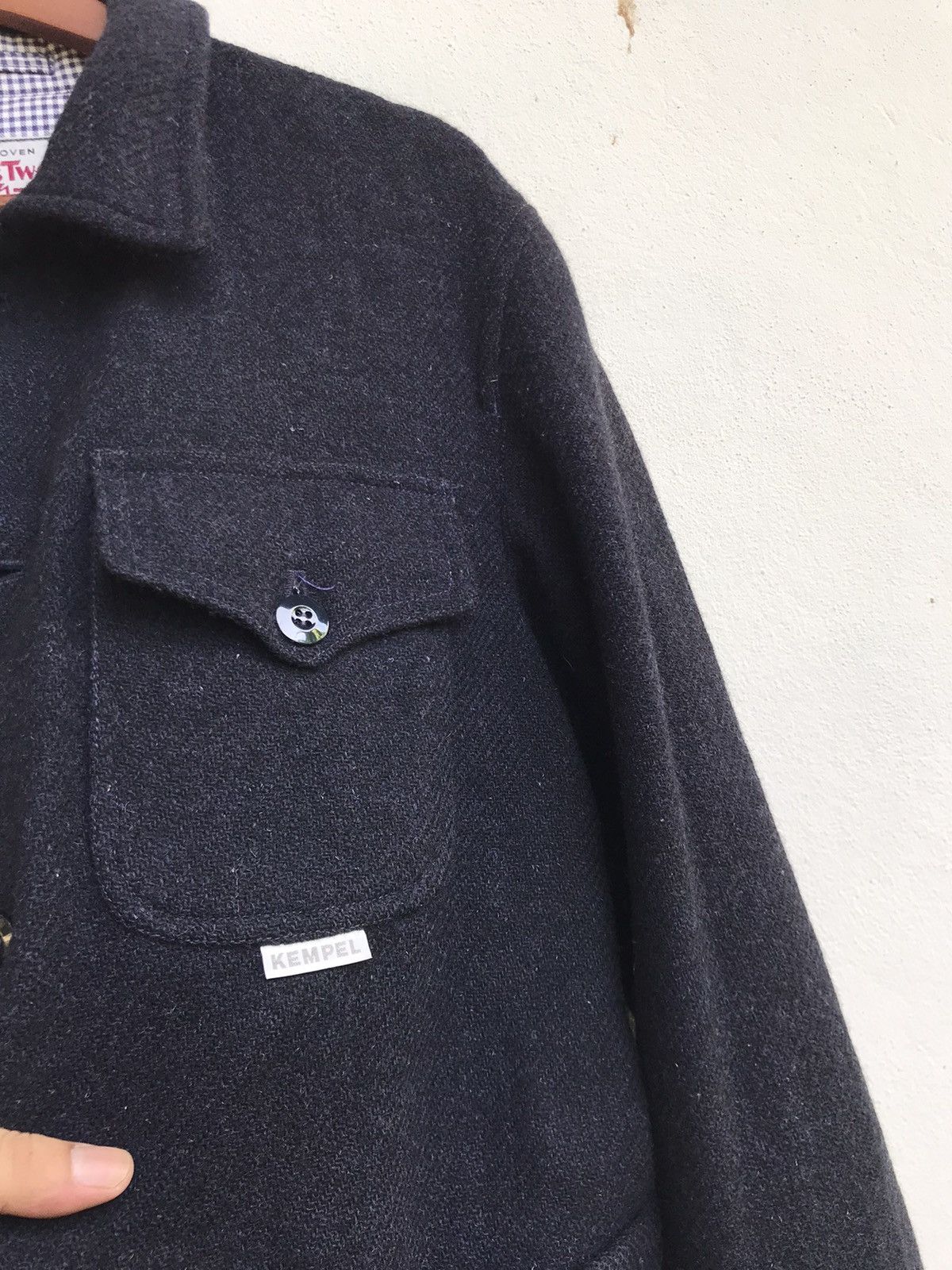Harris Tweed Vintage Harris Tweed Blue Label Kempel Field Wool Jacket Size US S / EU 44-46 / 1 - 7 Thumbnail