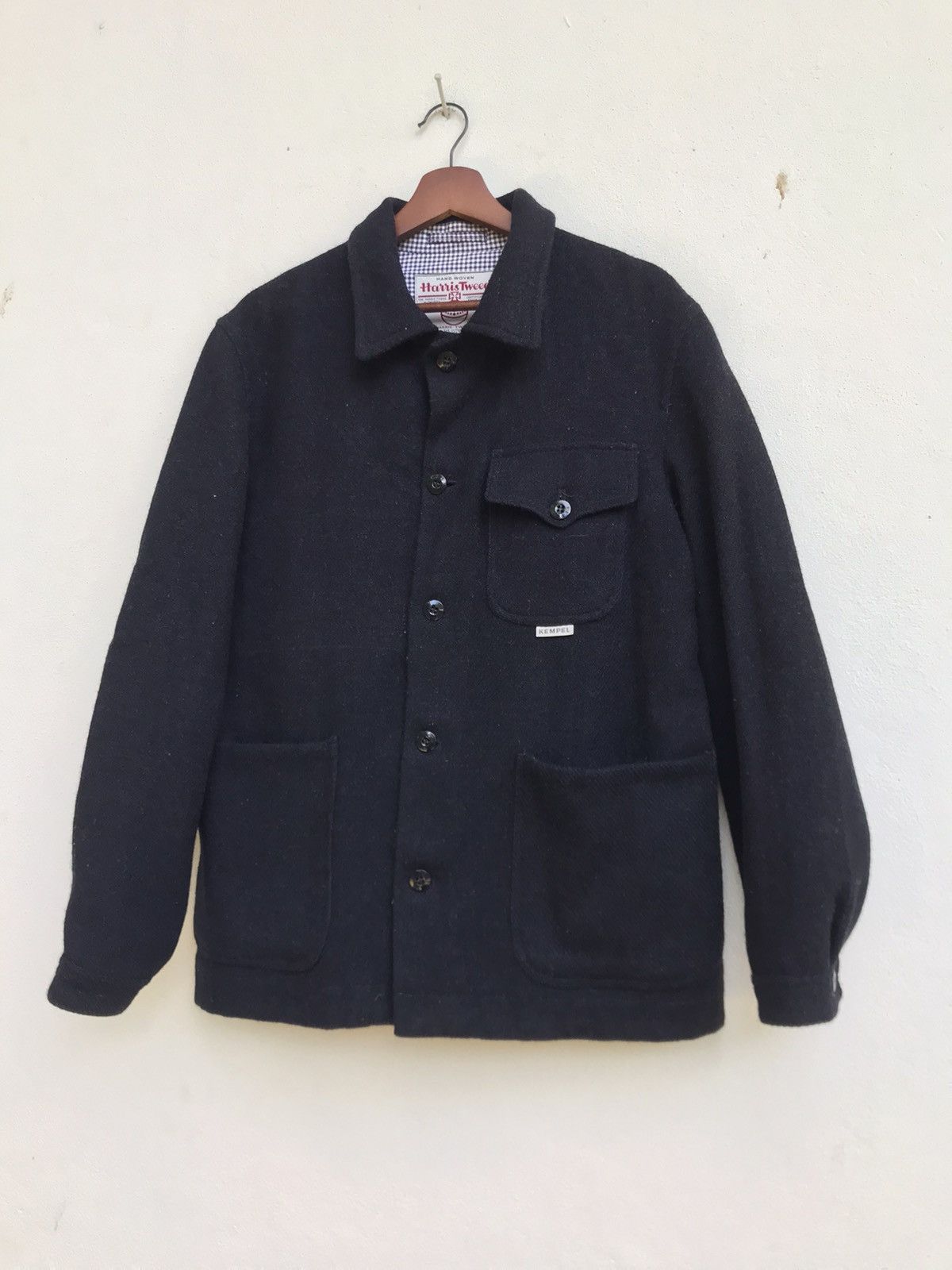 Harris Tweed Vintage Harris Tweed Blue Label Kempel Field Wool Jacket Size US S / EU 44-46 / 1 - 6 Thumbnail