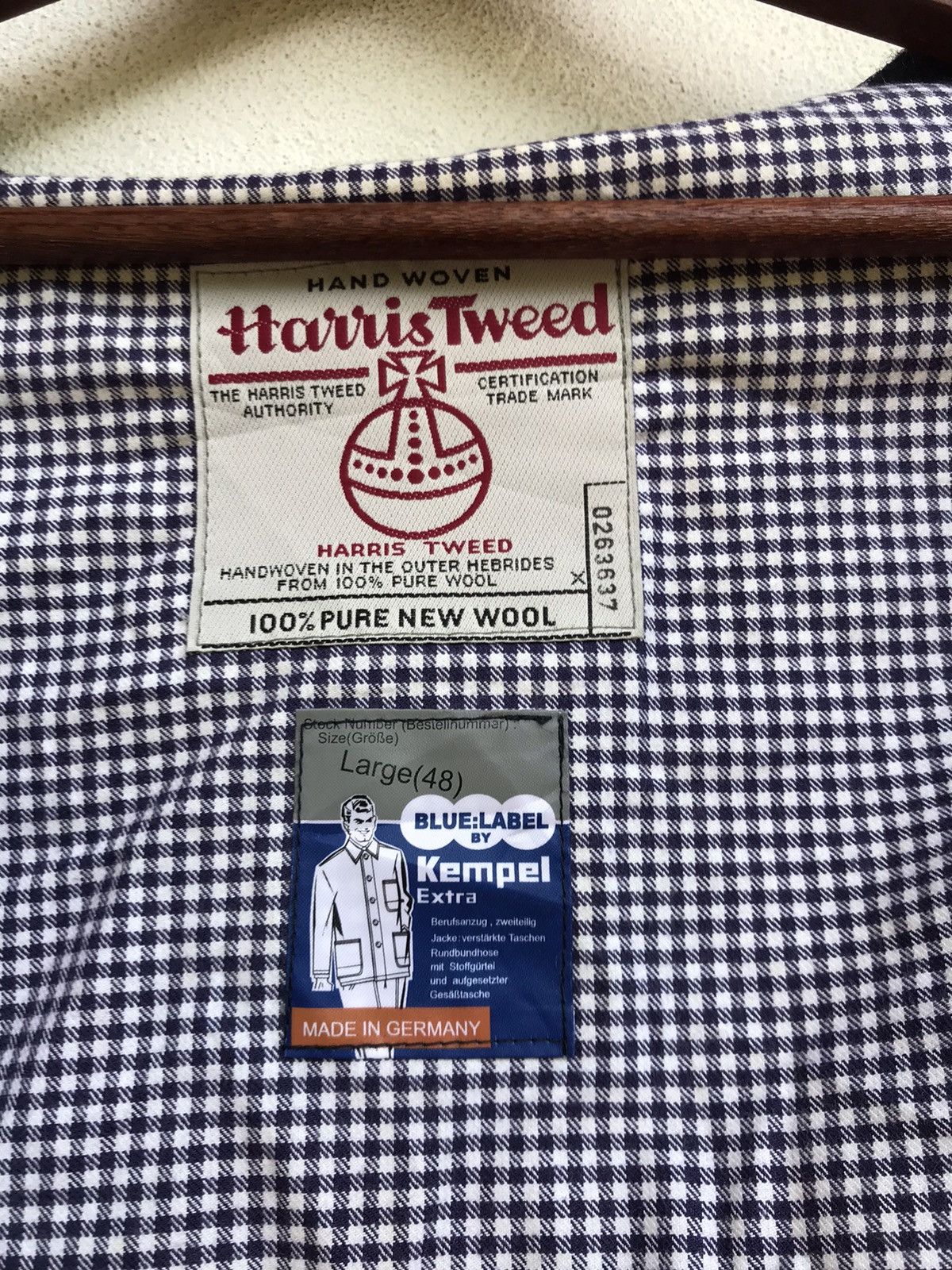 Harris Tweed Vintage Harris Tweed Blue Label Kempel Field Wool Jacket Size US S / EU 44-46 / 1 - 8 Thumbnail