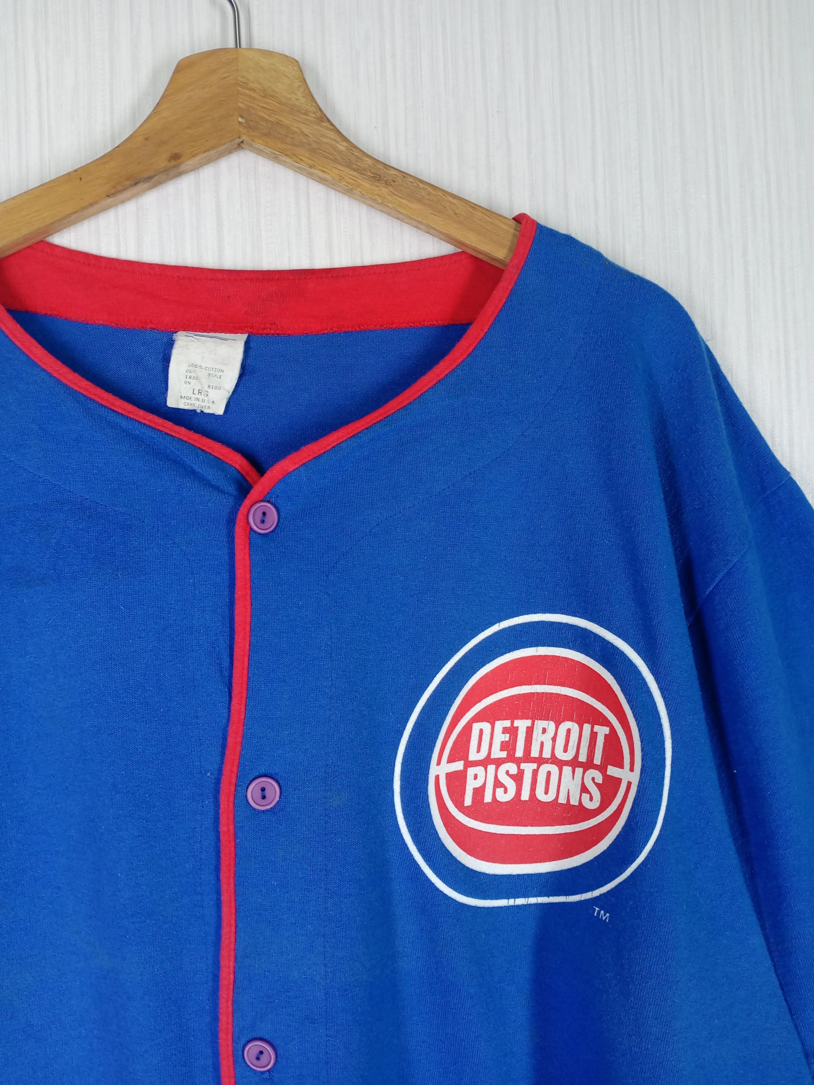 NBA Vintage 90s NBA Detroit Pistons Jersey Size US XL / EU 56 / 4 - 3 Thumbnail