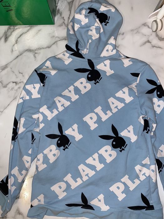 Baby blue playboy online hoodie