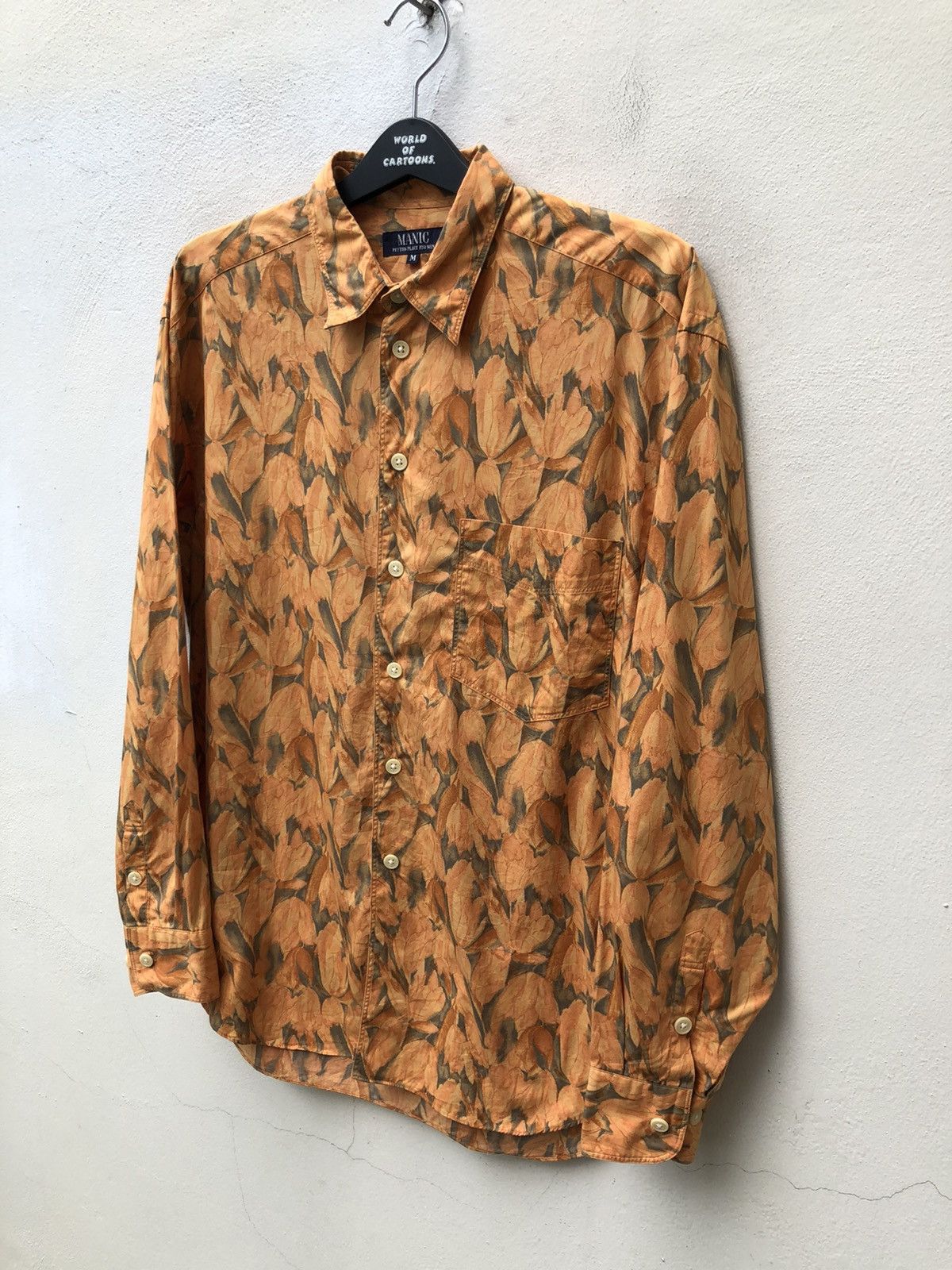 PPFM Vintage Maniac Japan Long Sleeves Oversized Flowers Shirt Size US M / EU 48-50 / 2 - 11 Thumbnail
