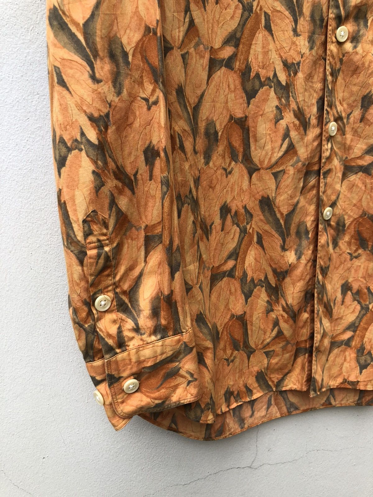 PPFM Vintage Maniac Japan Long Sleeves Oversized Flowers Shirt Size US M / EU 48-50 / 2 - 10 Thumbnail