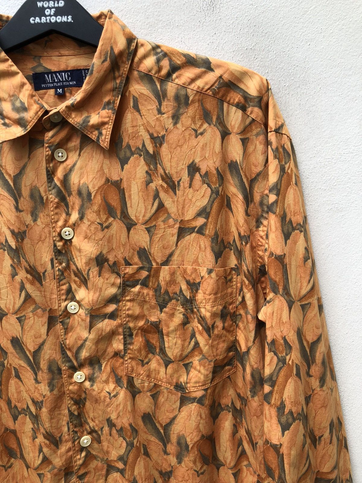PPFM Vintage Maniac Japan Long Sleeves Oversized Flowers Shirt Size US M / EU 48-50 / 2 - 8 Thumbnail