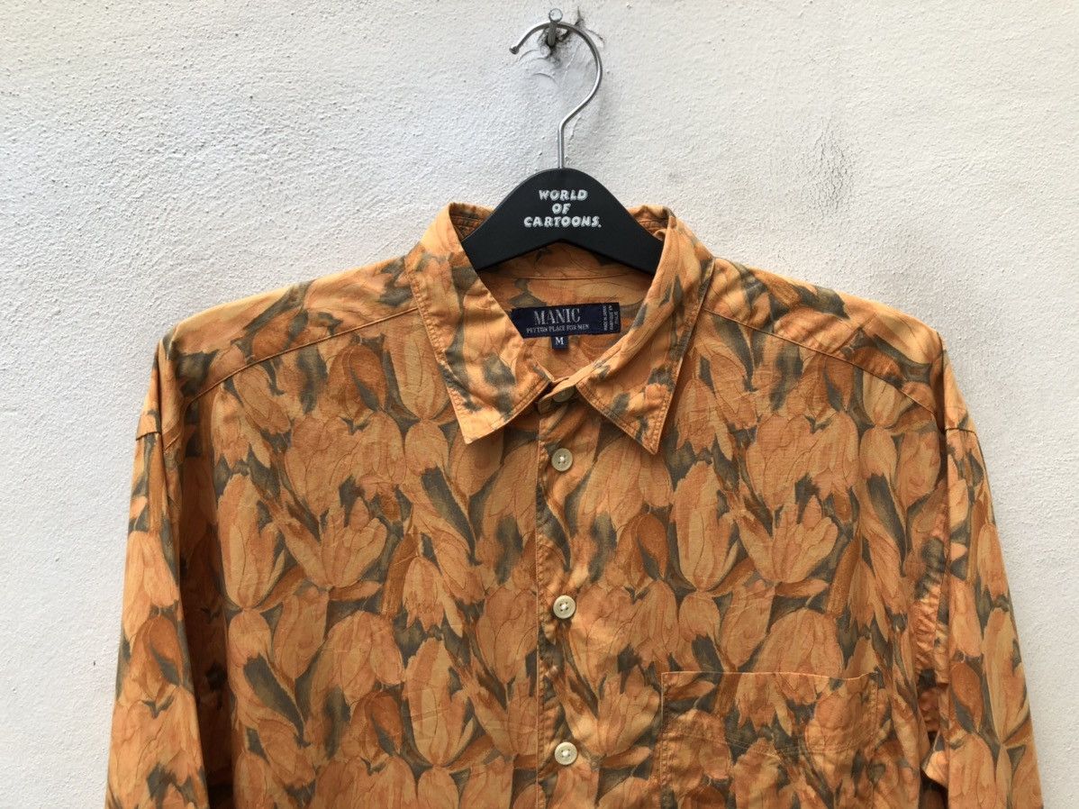 PPFM Vintage Maniac Japan Long Sleeves Oversized Flowers Shirt Size US M / EU 48-50 / 2 - 7 Thumbnail