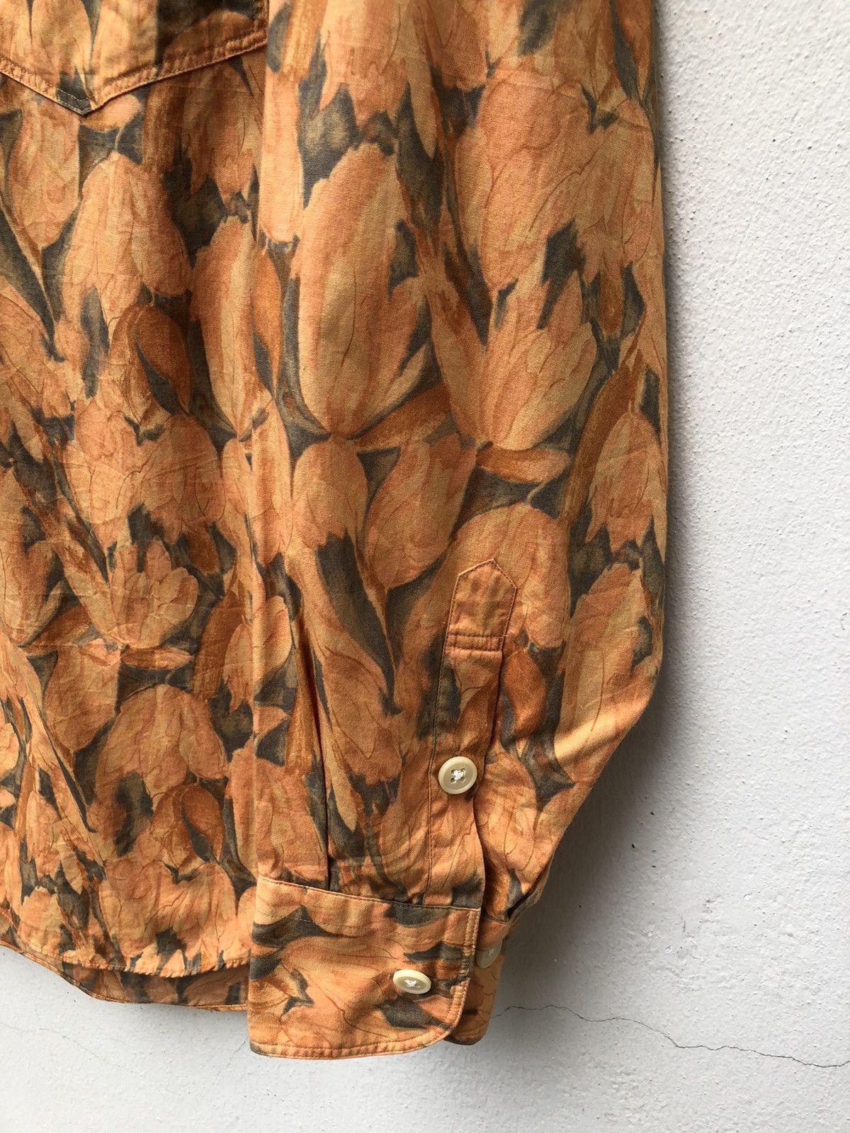 PPFM Vintage Maniac Japan Long Sleeves Oversized Flowers Shirt Size US M / EU 48-50 / 2 - 12 Thumbnail