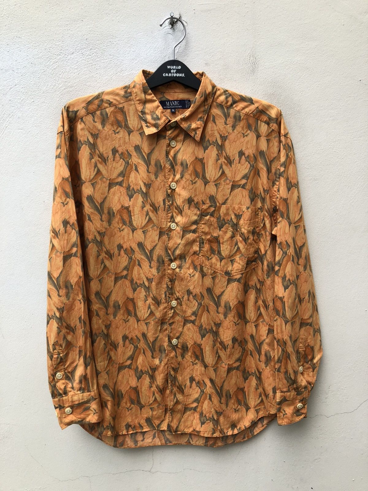 PPFM Vintage Maniac Japan Long Sleeves Oversized Flowers Shirt Size US M / EU 48-50 / 2 - 6 Thumbnail
