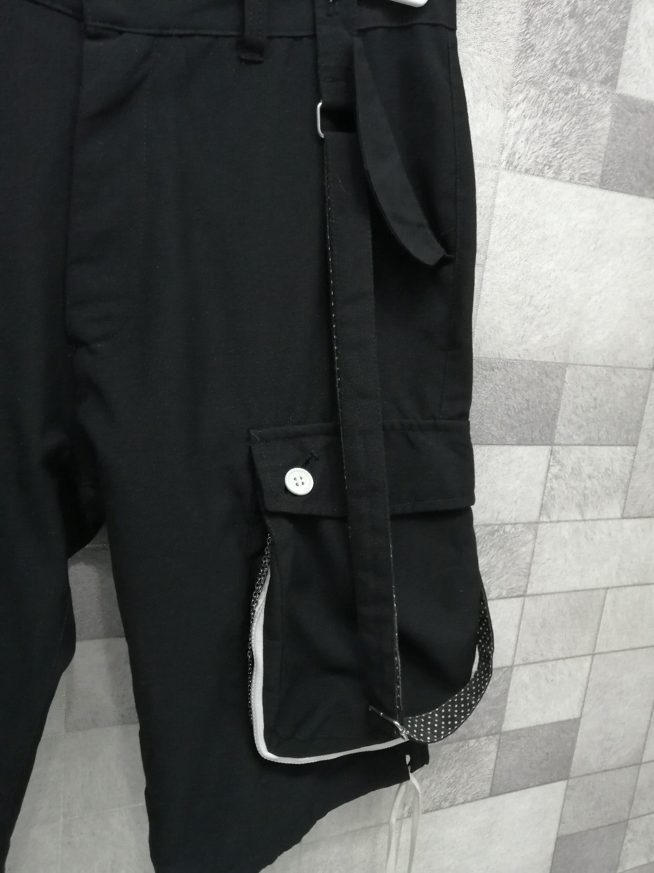 Japanese Brand Rare Ragout Gothic Bondage Cargo Shorts Rick Owens Style Size US 32 / EU 48 - 5 Thumbnail