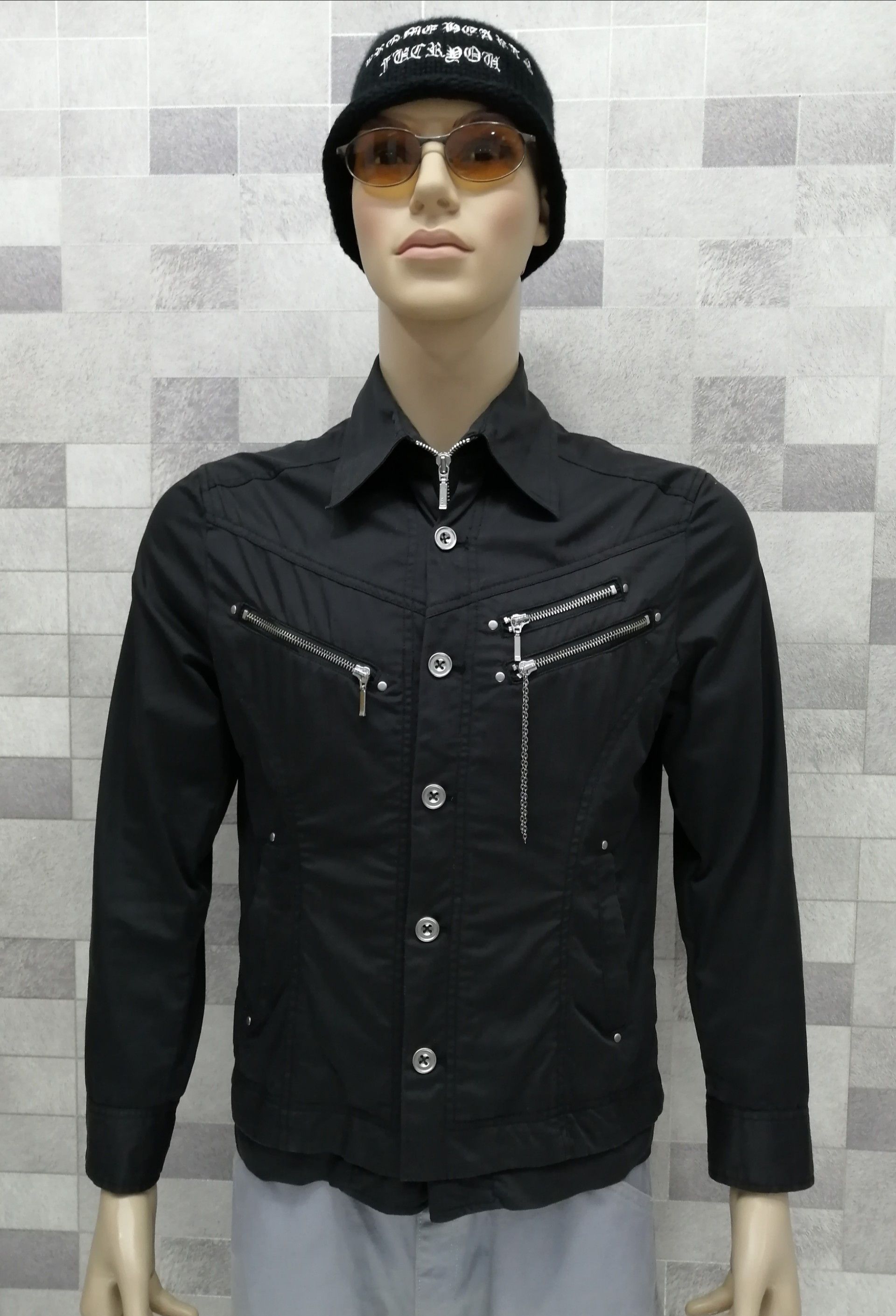semanticdesign 🔥Black 🔥SEMANTIC DESIGN Punk Multizipper Shirt Size US M / EU 48-50 / 2 - 2 Thumbnail