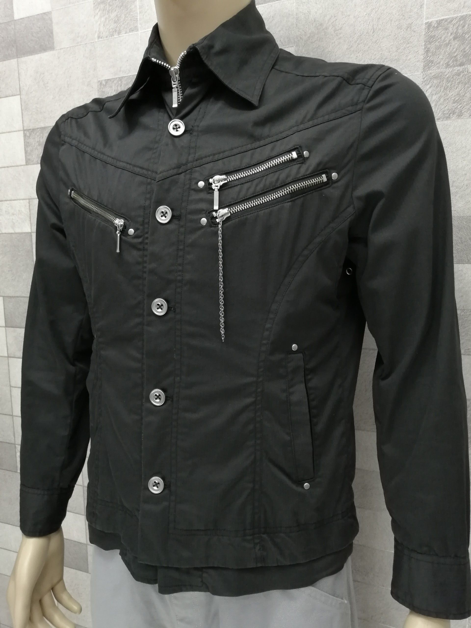 semanticdesign 🔥Black 🔥SEMANTIC DESIGN Punk Multizipper Shirt Size US M / EU 48-50 / 2 - 3 Thumbnail
