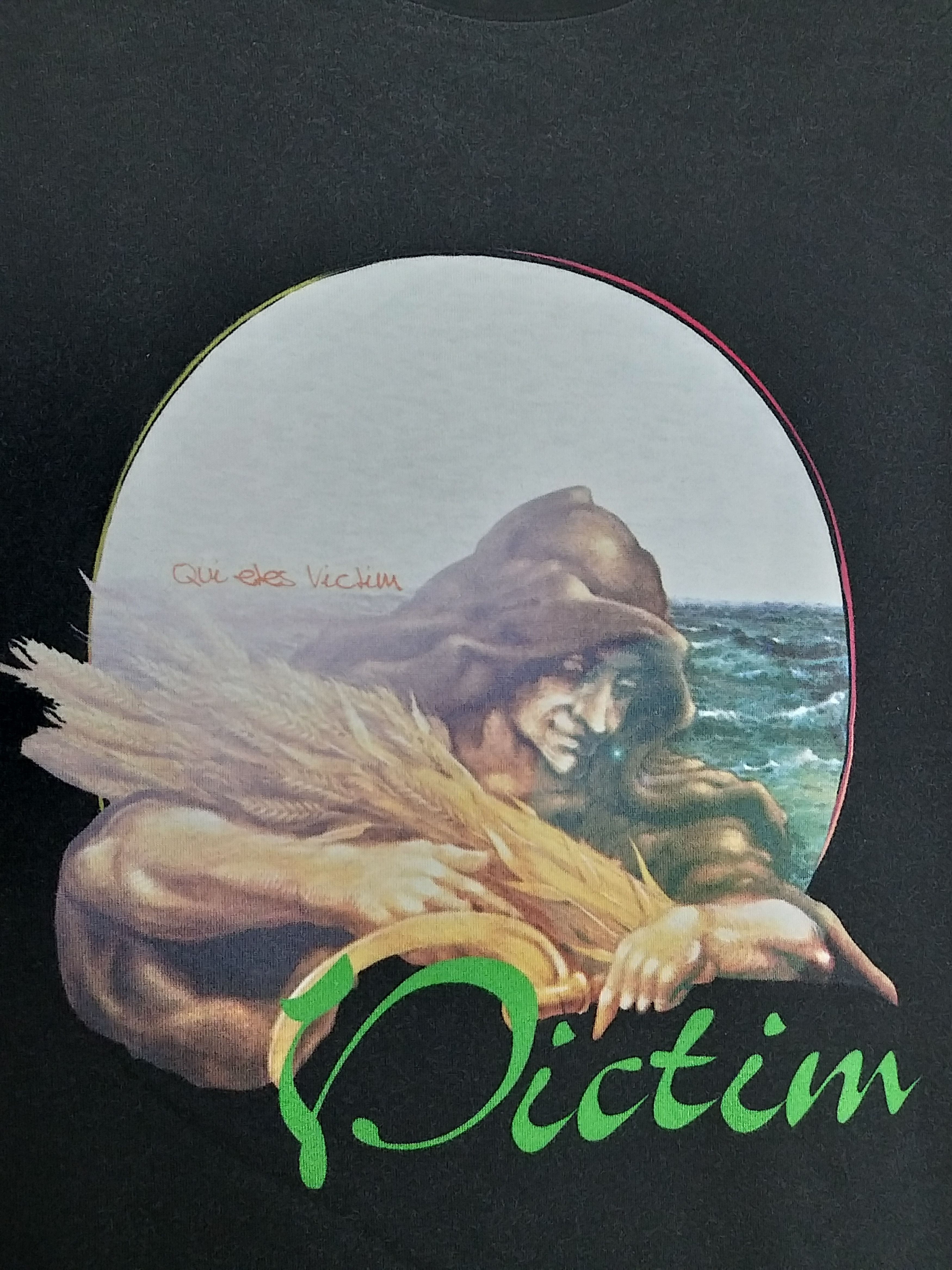 Japanese Brand ARCHIVE JAPANESE CULTURE VICTIM"QUI ELES VICTIM" T SHIRT Size US M / EU 48-50 / 2 - 3 Thumbnail