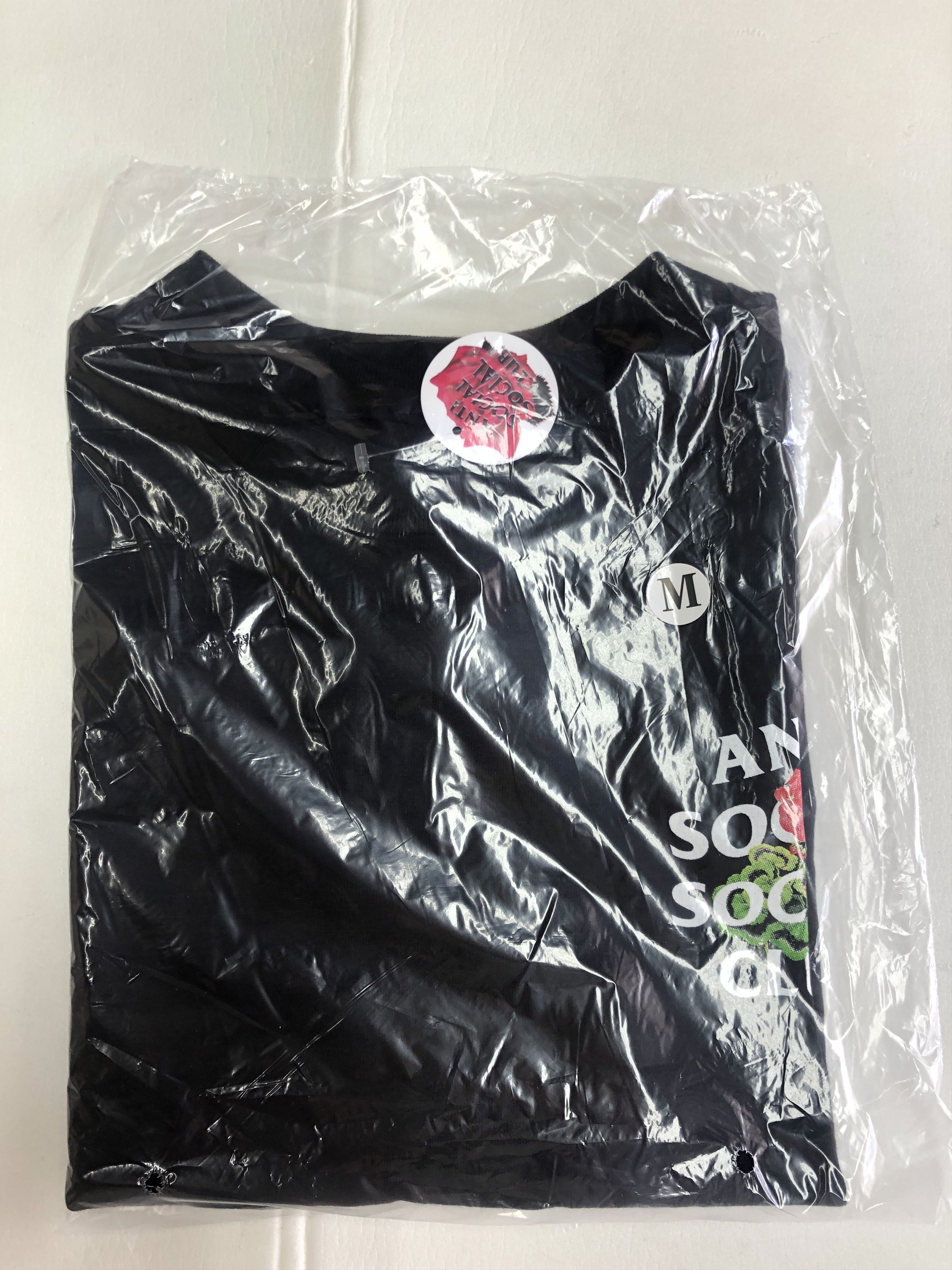 Anti Social Social Club × Members Only DS weekly exclusive White ASSC Produce Black Tee FTP FOG CDG Size US M / EU 48-50 / 2 - 2 Thumbnail