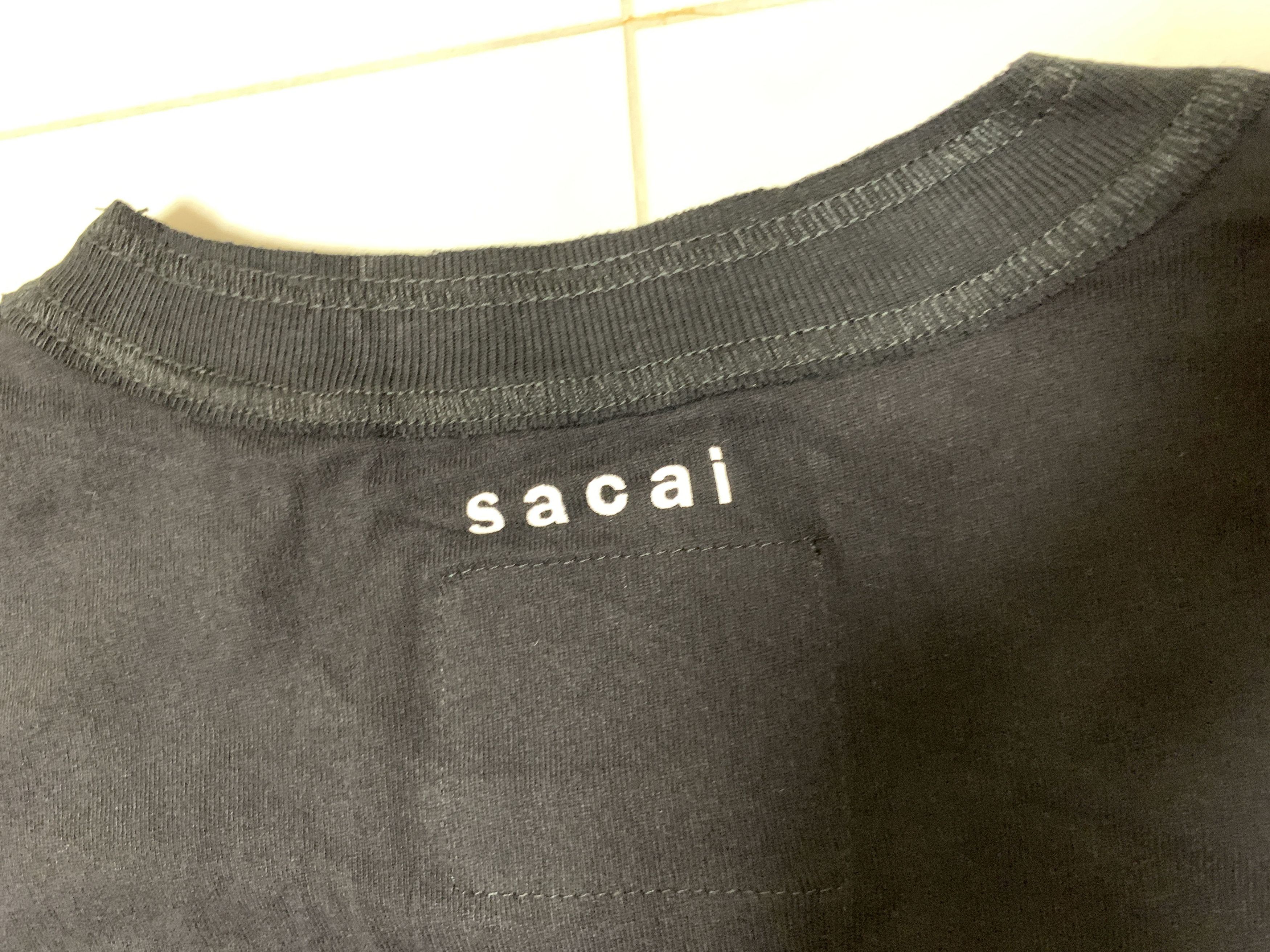 A.P.C. × Sacai Sacai X APC T-shirt Black Size US M / EU 48-50 / 2 - 4 Thumbnail