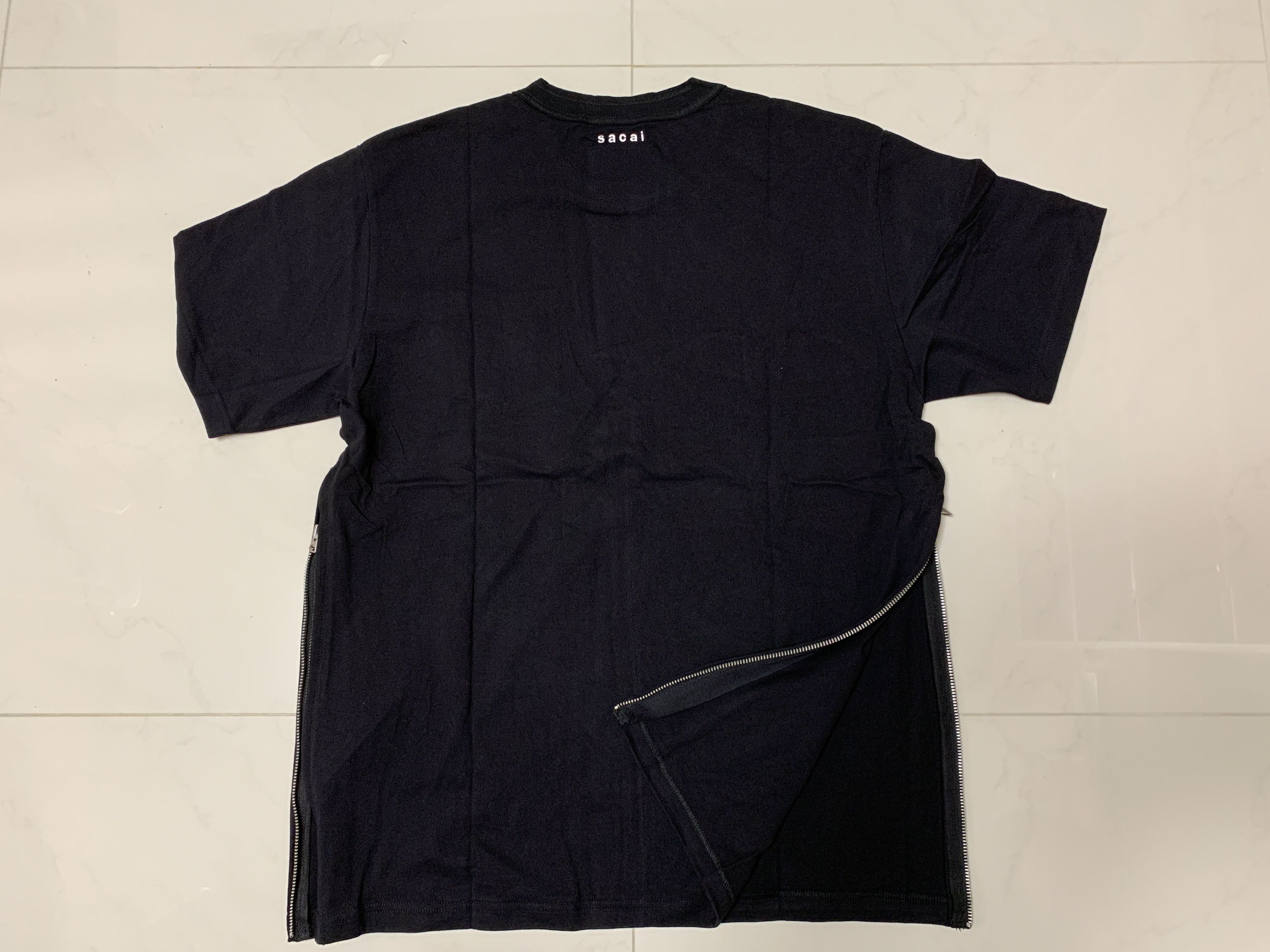 A.P.C. × Sacai Sacai X APC T-shirt Black Size US M / EU 48-50 / 2 - 2 Thumbnail