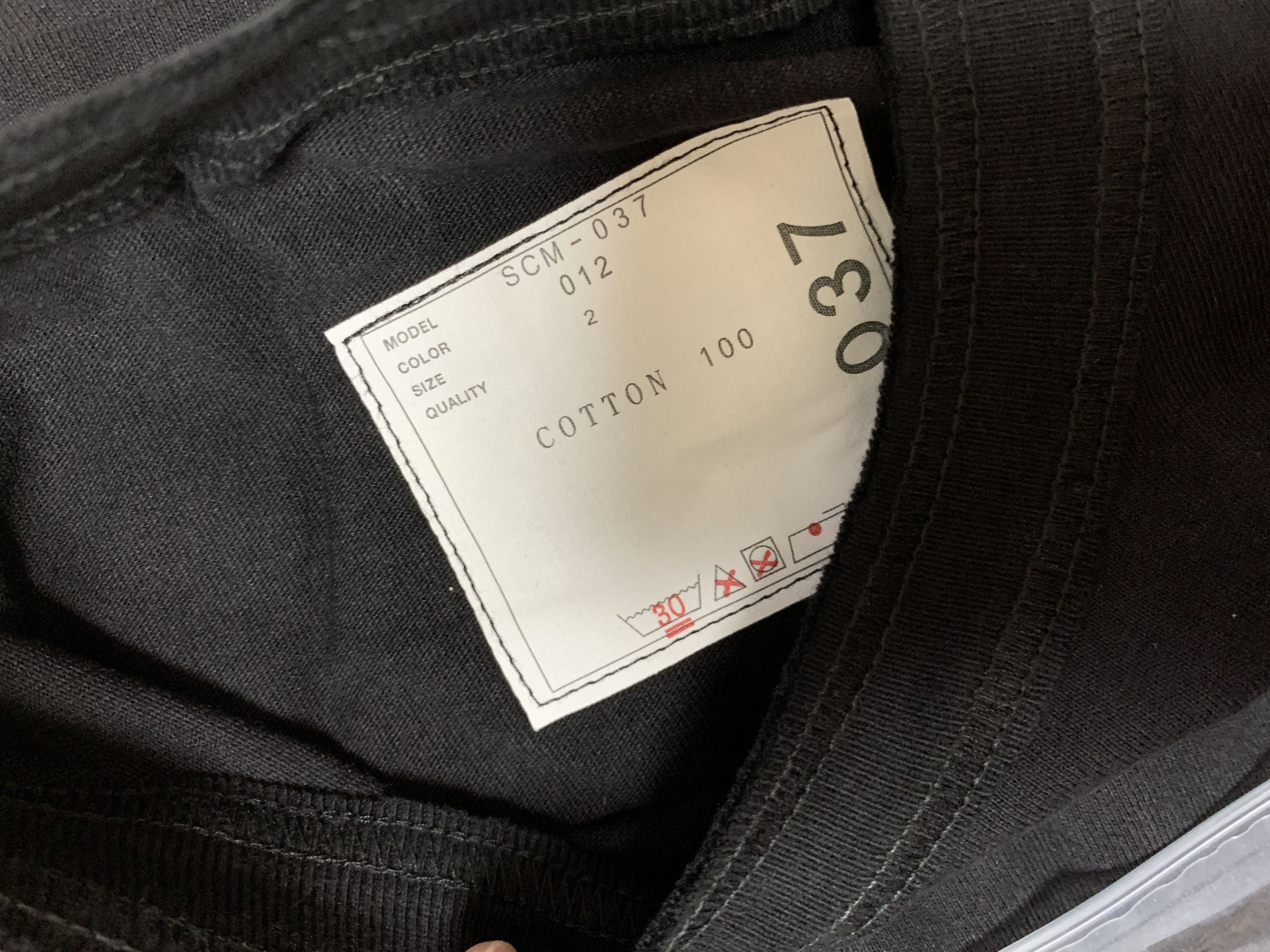 A.P.C. × Sacai Sacai X APC T-shirt Black Size US M / EU 48-50 / 2 - 3 Thumbnail