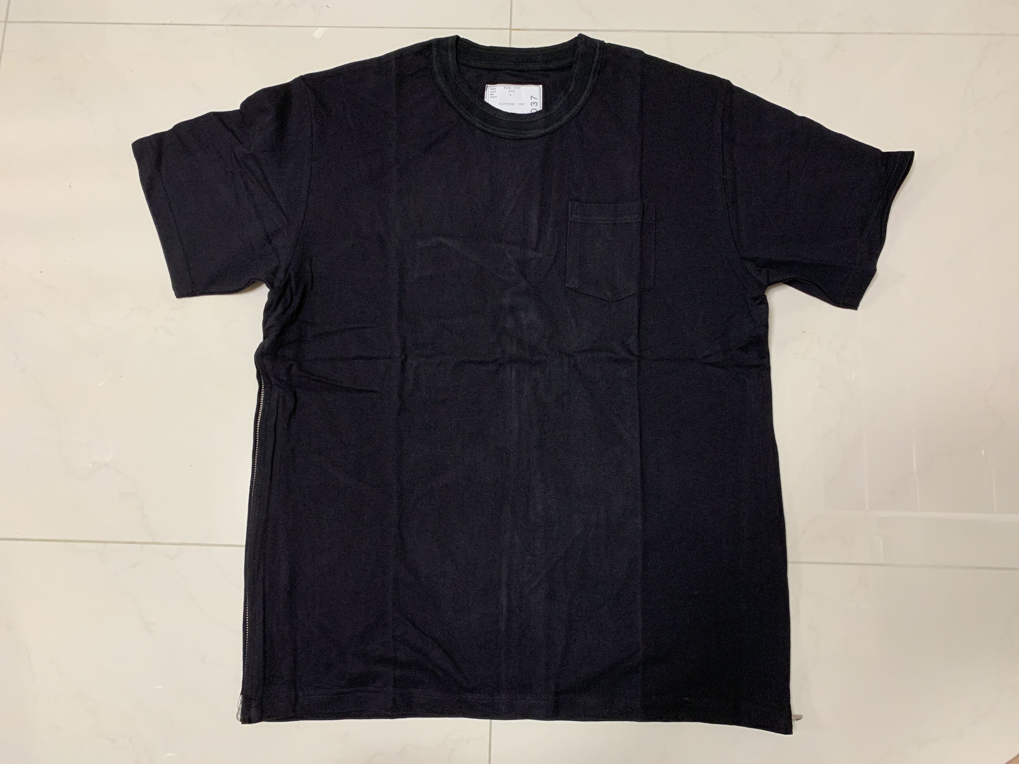 A.P.C. × Sacai Sacai X APC T-shirt Black Size US M / EU 48-50 / 2 - 1 Thumbnail
