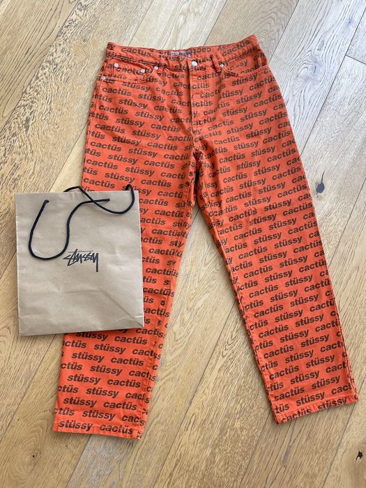 独創的 STUSSY CPFM BIG OL´ JEAN 30 ステューシ カクタス - パンツ