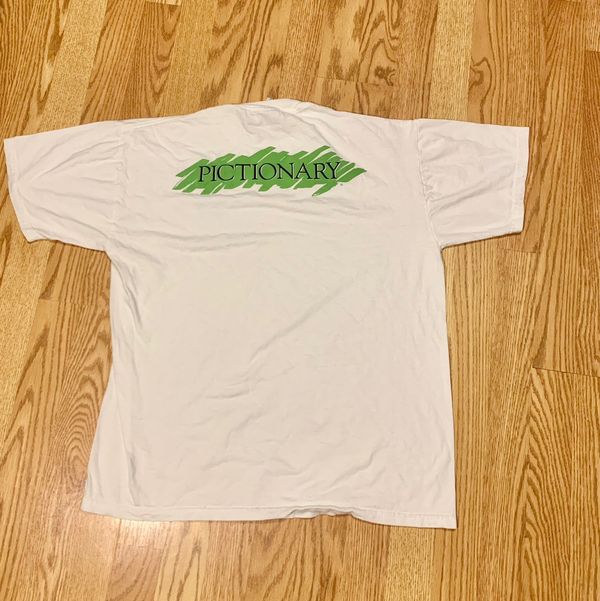 Vintage Vintage 90s Pictionary board game promo shirt | Grailed