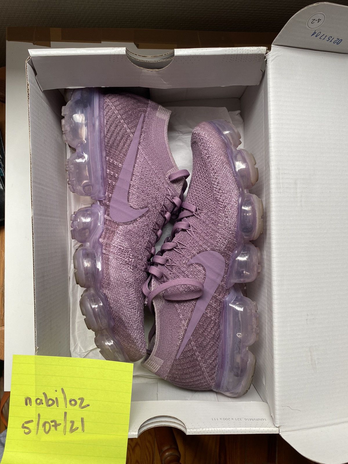 nike vapormax violet dust