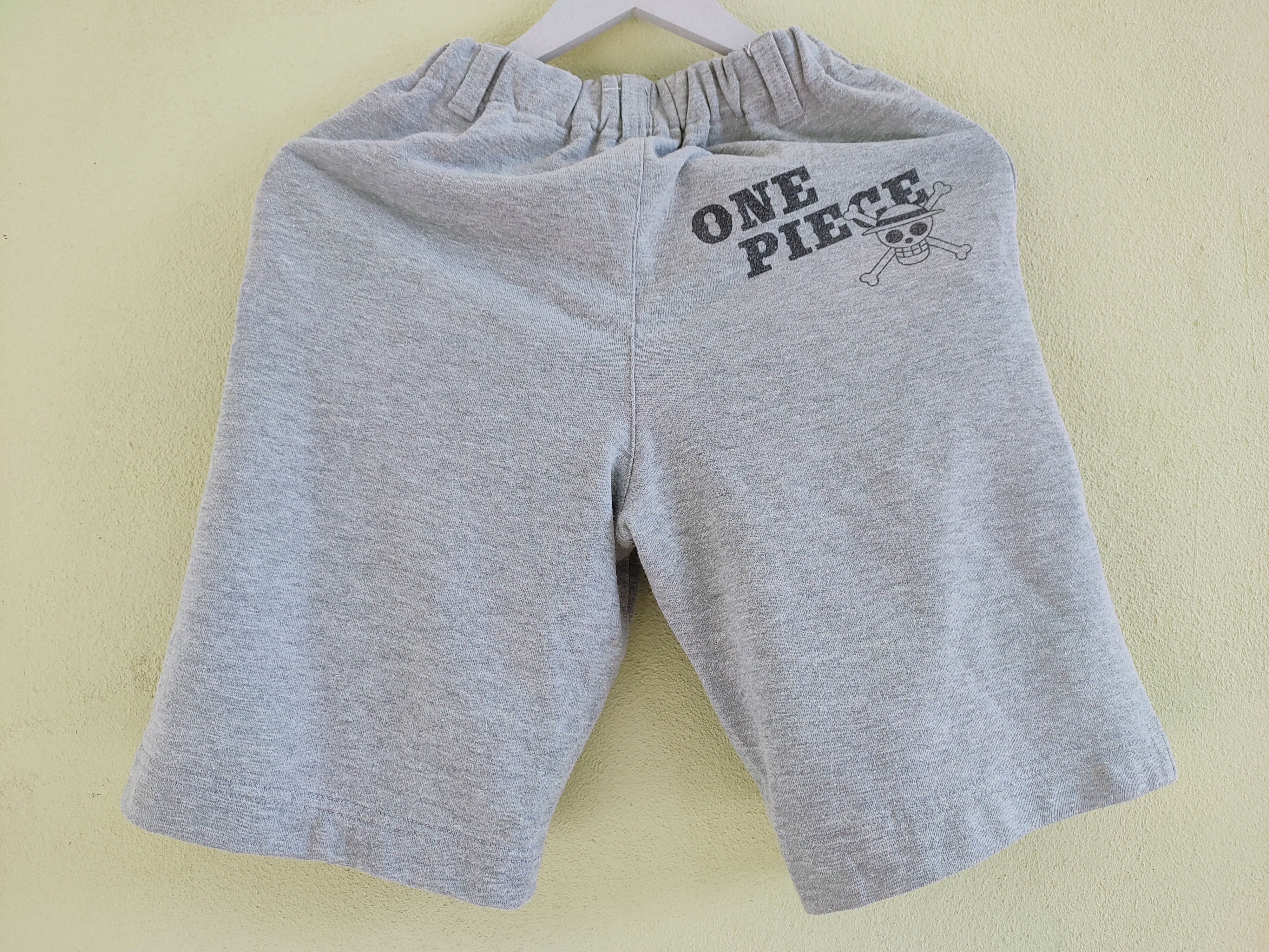 Anime ONE PIECE anime fleece short pants Size US 31 - 2 Thumbnail