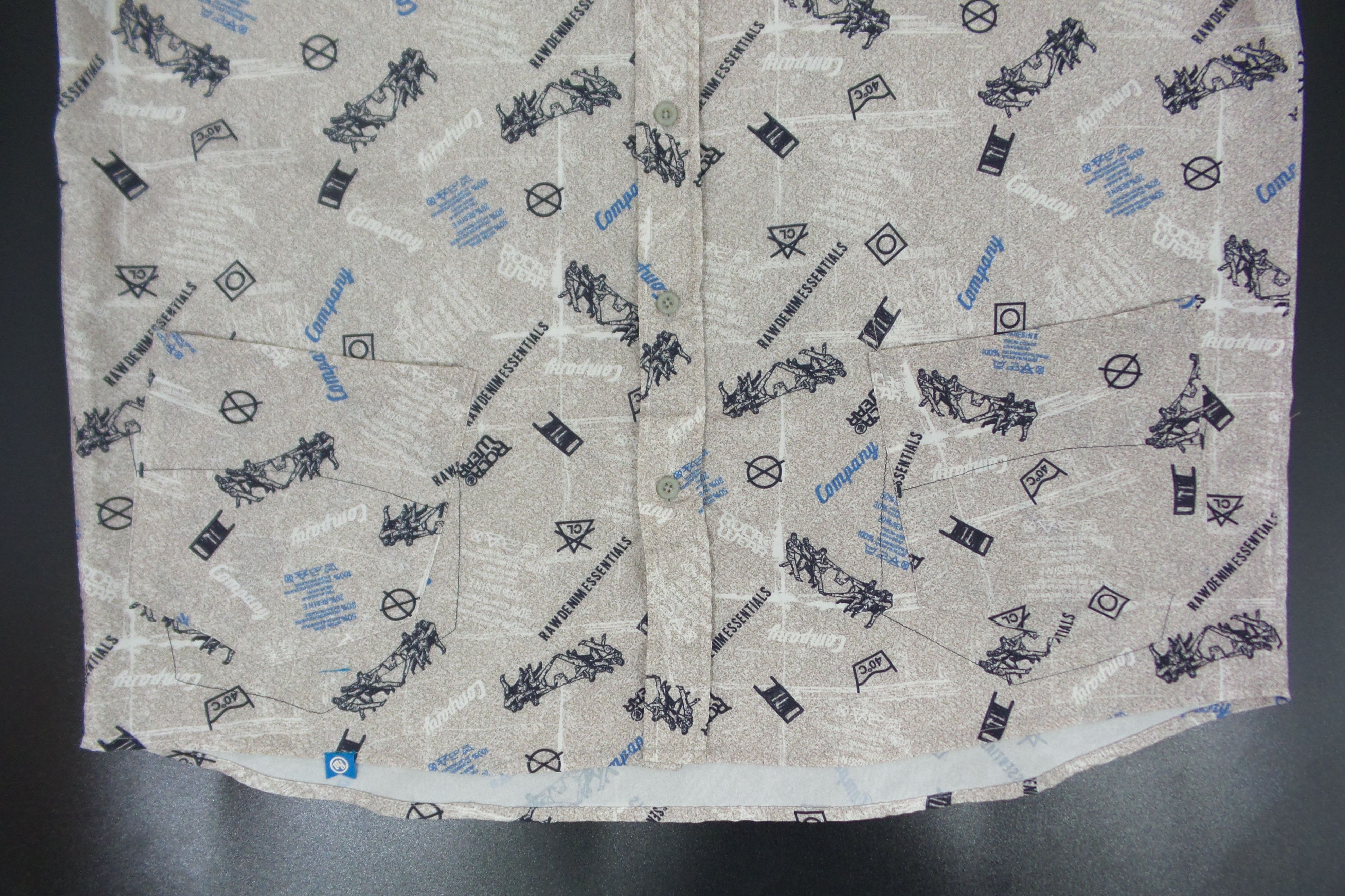 Jay-Z × Rocawear Rocawear Full Print Button Up Shirts Size US M / EU 48-50 / 2 - 4 Thumbnail