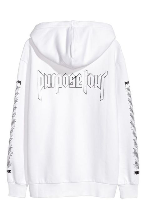 H M H M x Justin Bieber Purpose The World Tour 2016 Hoodie Grailed