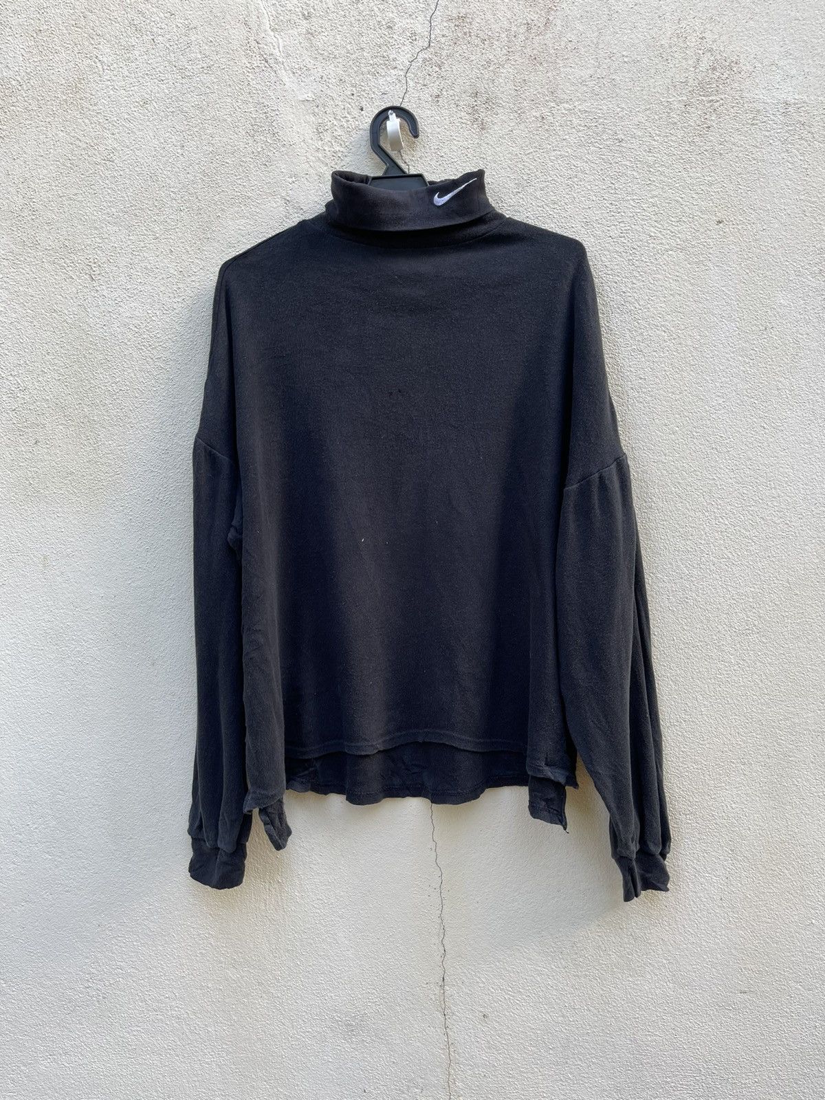 Nike × Vintage Vtg Nike Turtle Neck Sweatshirt Sportswear Travis Scott Size US M / EU 48-50 / 2 - 3 Thumbnail