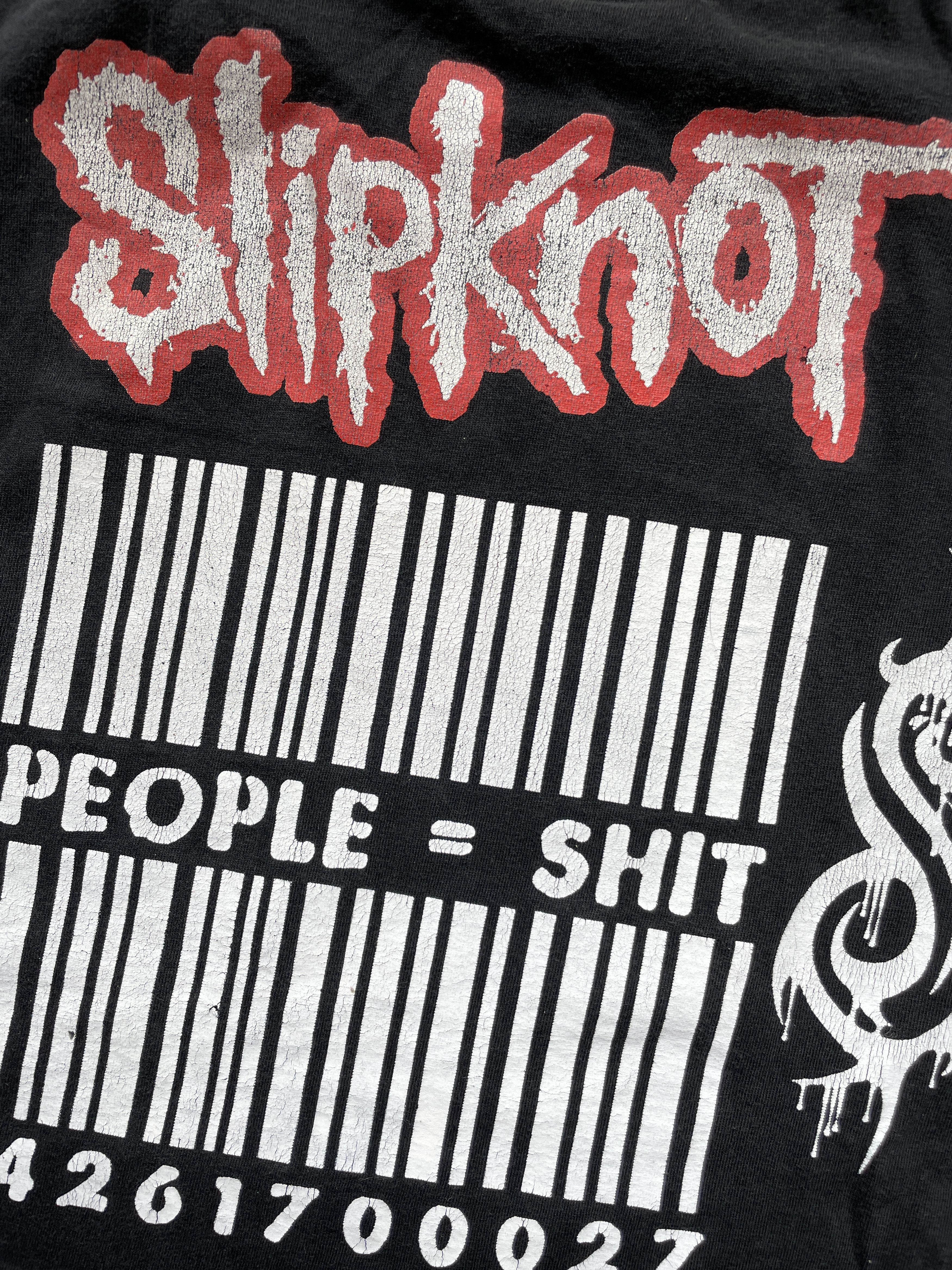 Vintage Vintage slipknot people = shit t-shirt Size US M / EU 48-50 / 2 - 8 Thumbnail