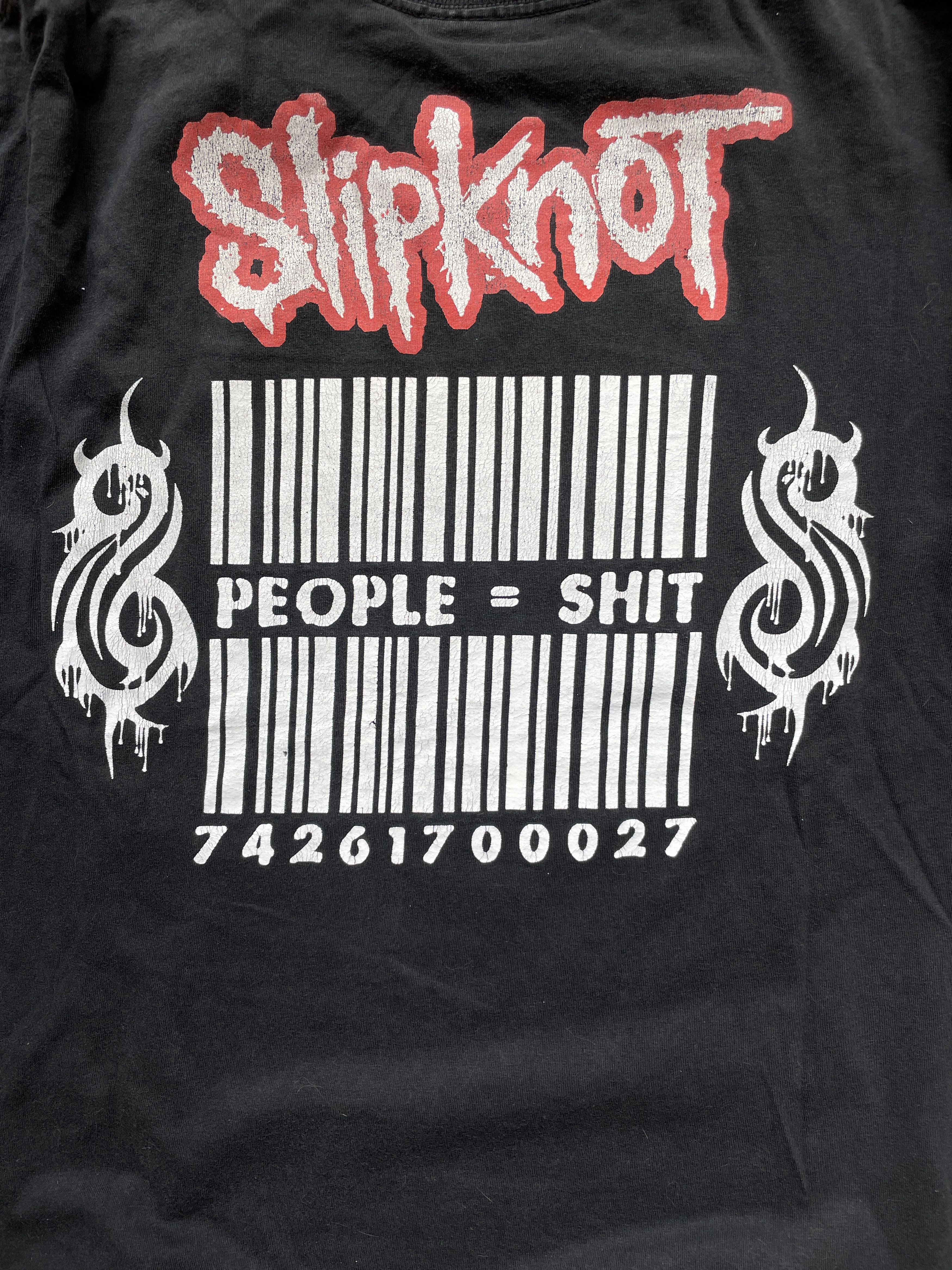Vintage Vintage slipknot people = shit t-shirt Size US M / EU 48-50 / 2 - 7 Thumbnail
