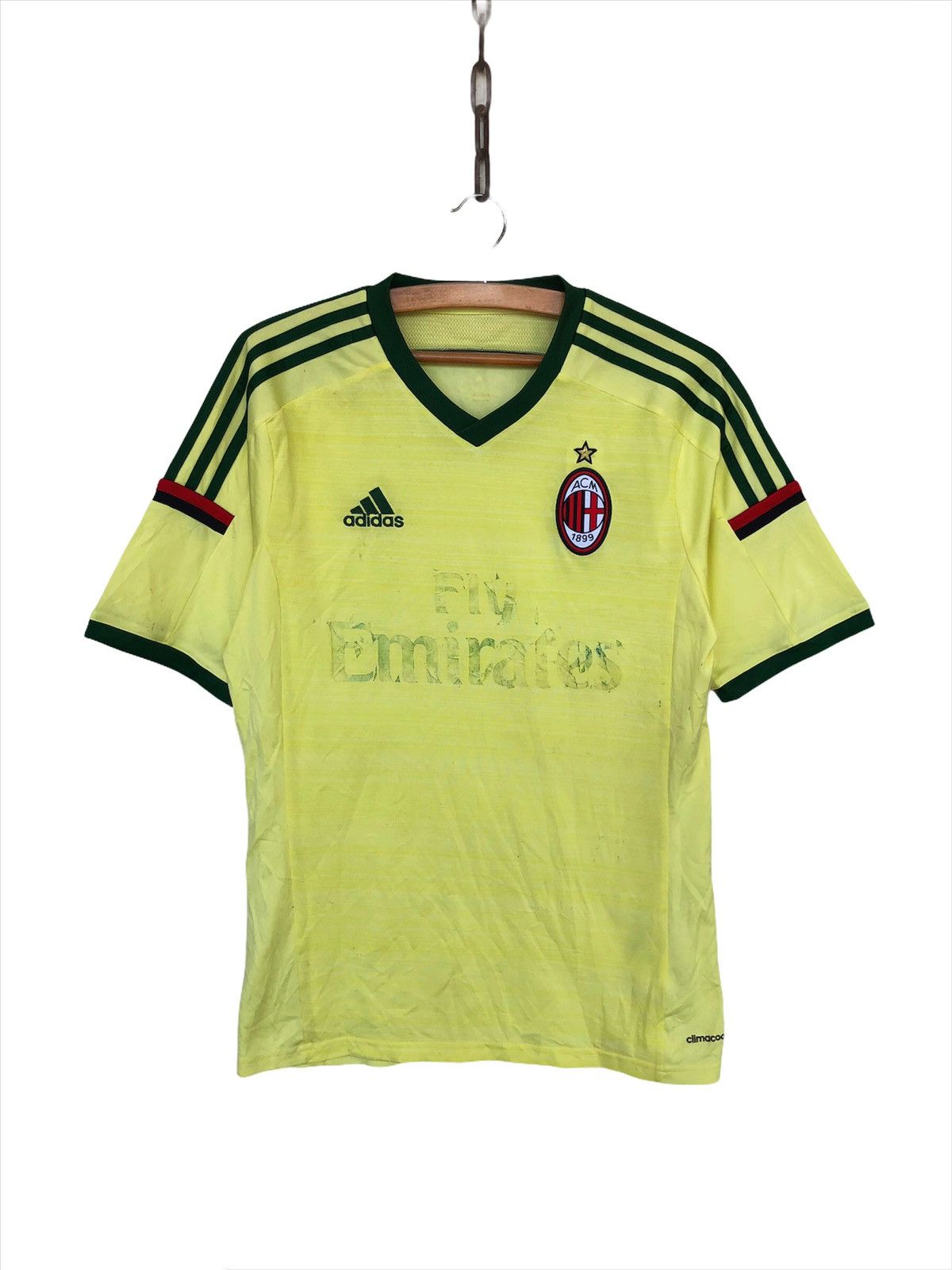 Adidas AC Milan 2014/2015 Home Kit Soccer Jersey Men’s Size Medium sold