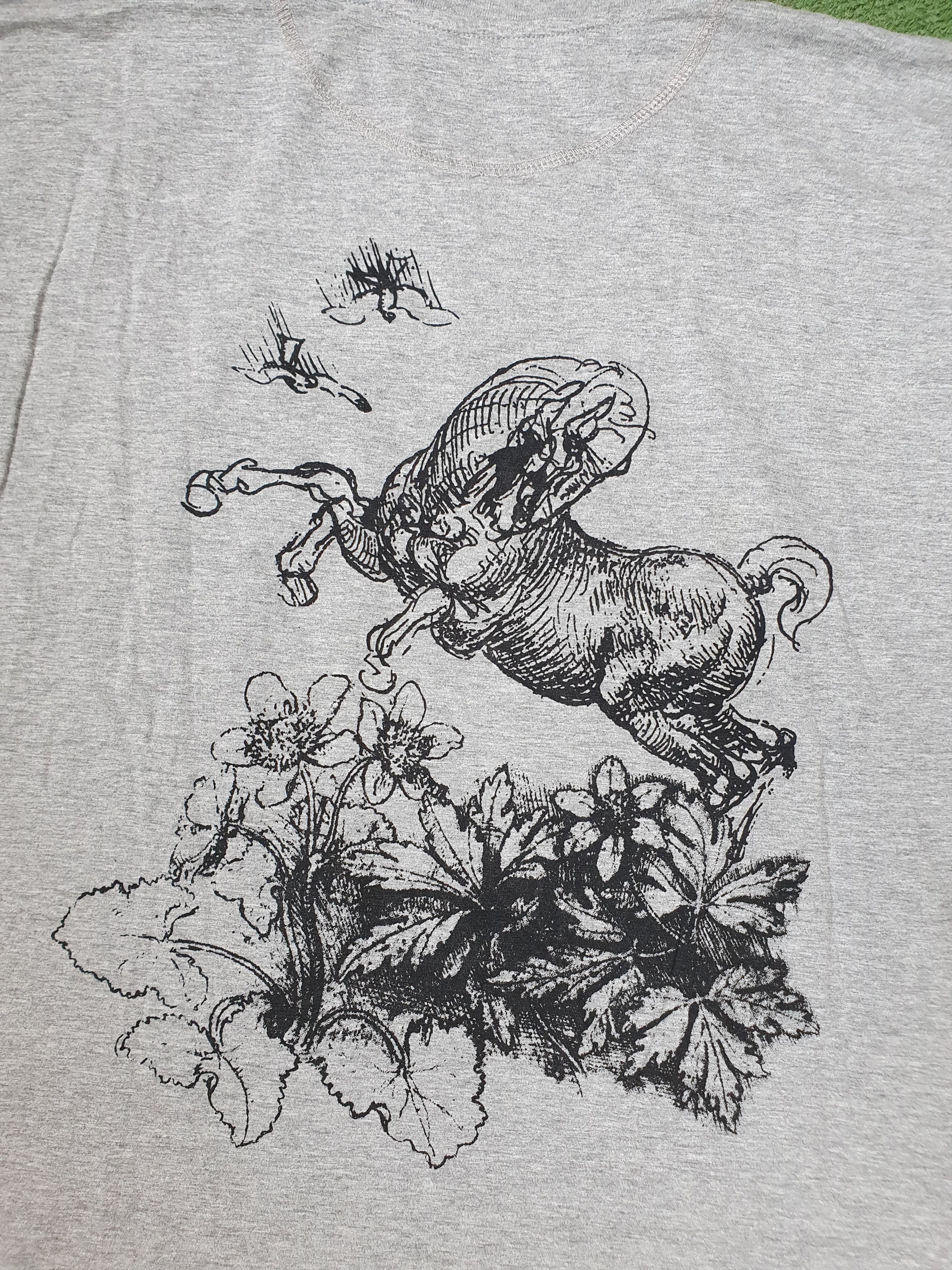 Other Leonardo Da Vinci horse graphic SWAG Tee,sz L Size US L / EU 52-54 / 3 - 7 Thumbnail
