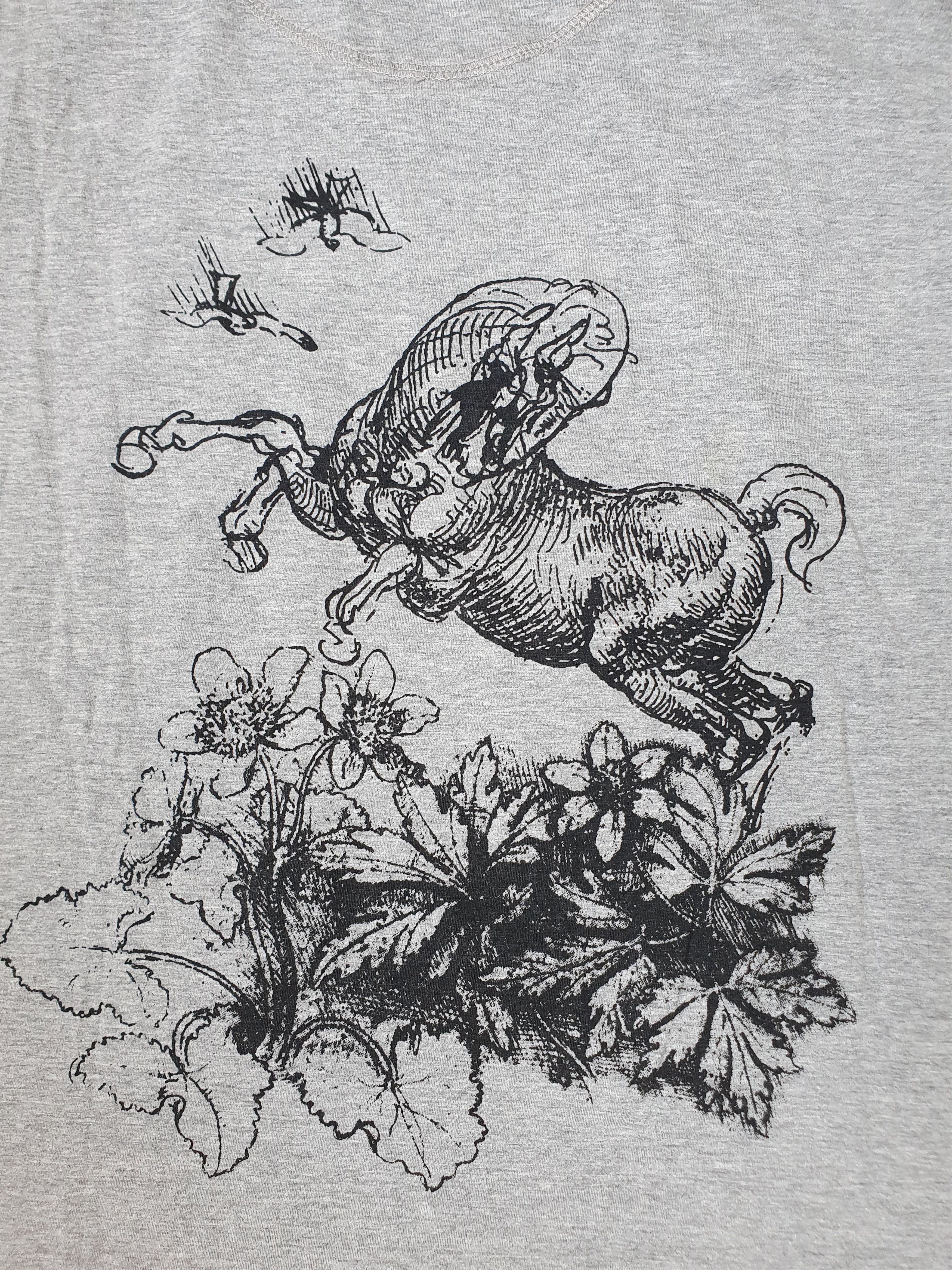Other Leonardo Da Vinci horse graphic SWAG Tee,sz L Size US L / EU 52-54 / 3 - 8 Thumbnail