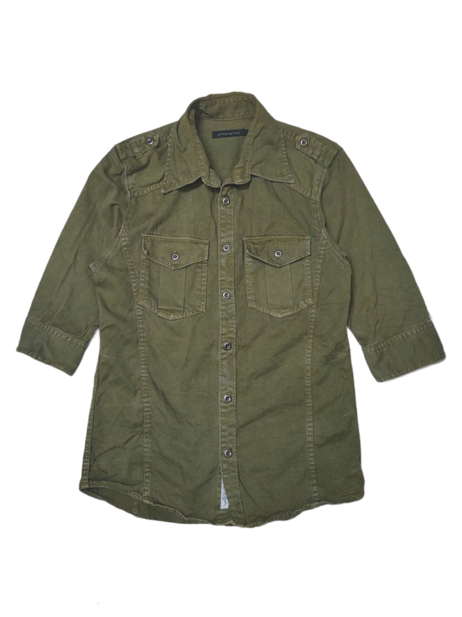 GOSTAR DE FUGA Gostar de Fuga Button up Military style Tee Size US S / EU 44-46 / 1 - 1 Thumbnail