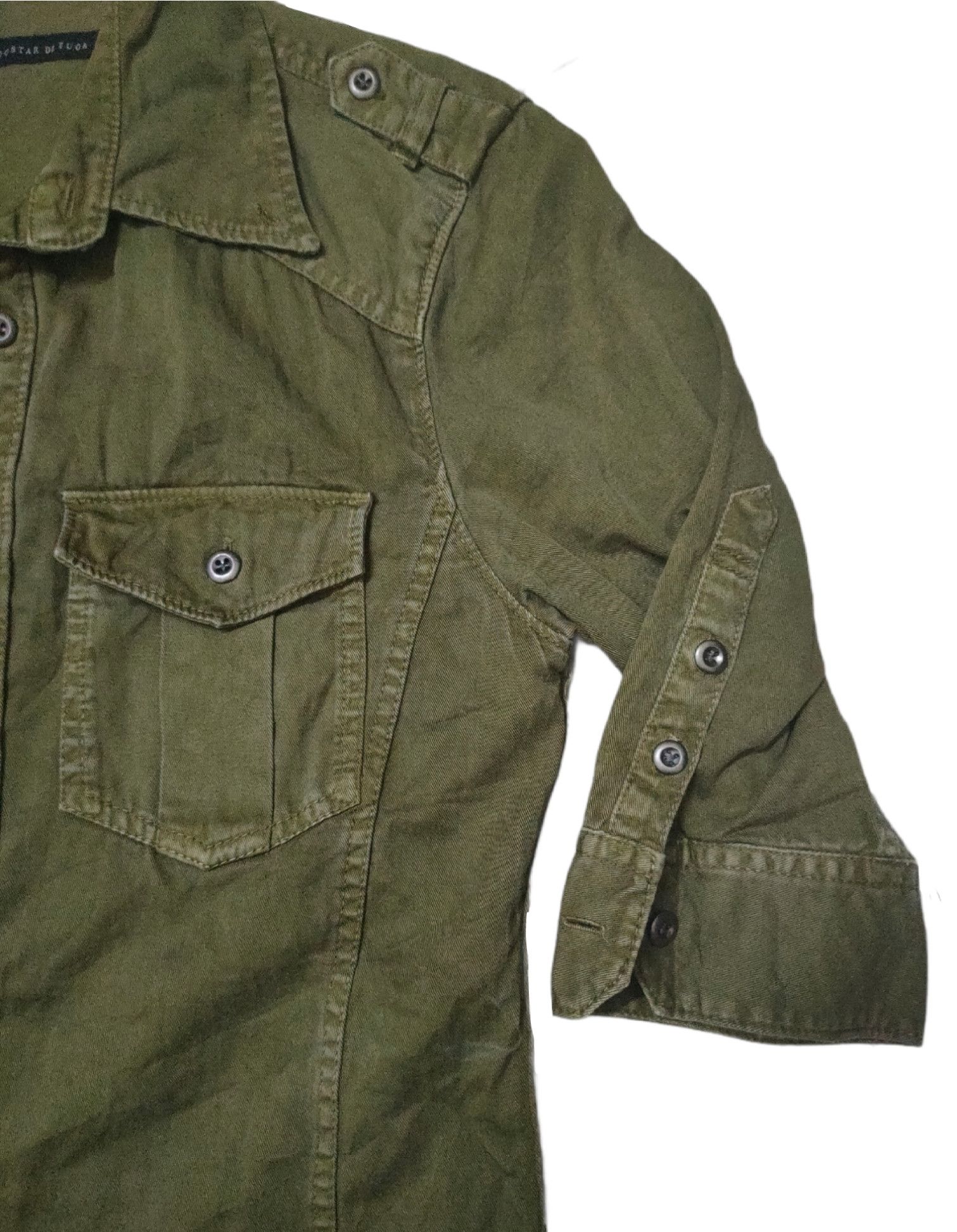 GOSTAR DE FUGA Gostar de Fuga Button up Military style Tee Size US S / EU 44-46 / 1 - 4 Thumbnail