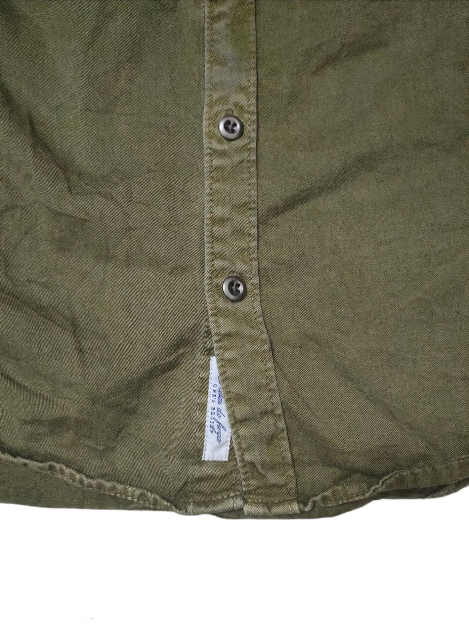 GOSTAR DE FUGA Gostar de Fuga Button up Military style Tee Size US S / EU 44-46 / 1 - 2 Thumbnail