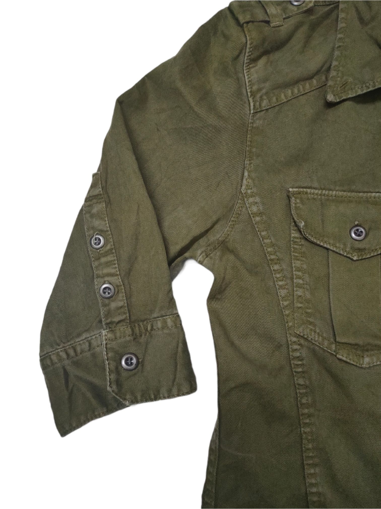 GOSTAR DE FUGA Gostar de Fuga Button up Military style Tee Size US S / EU 44-46 / 1 - 3 Thumbnail
