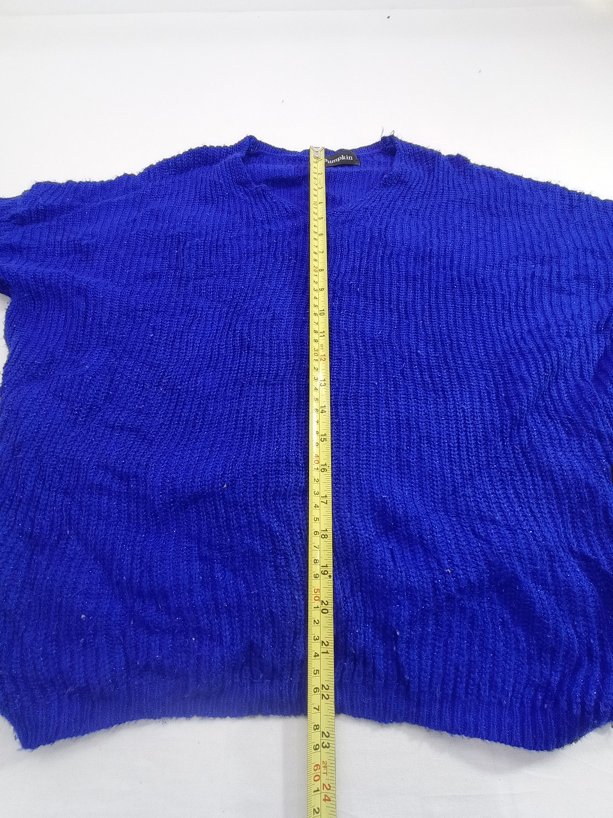 Homespun Knitwear Pumpkin Blue Knitwear Sweater Size US M / EU 48-50 / 2 - 17 Thumbnail