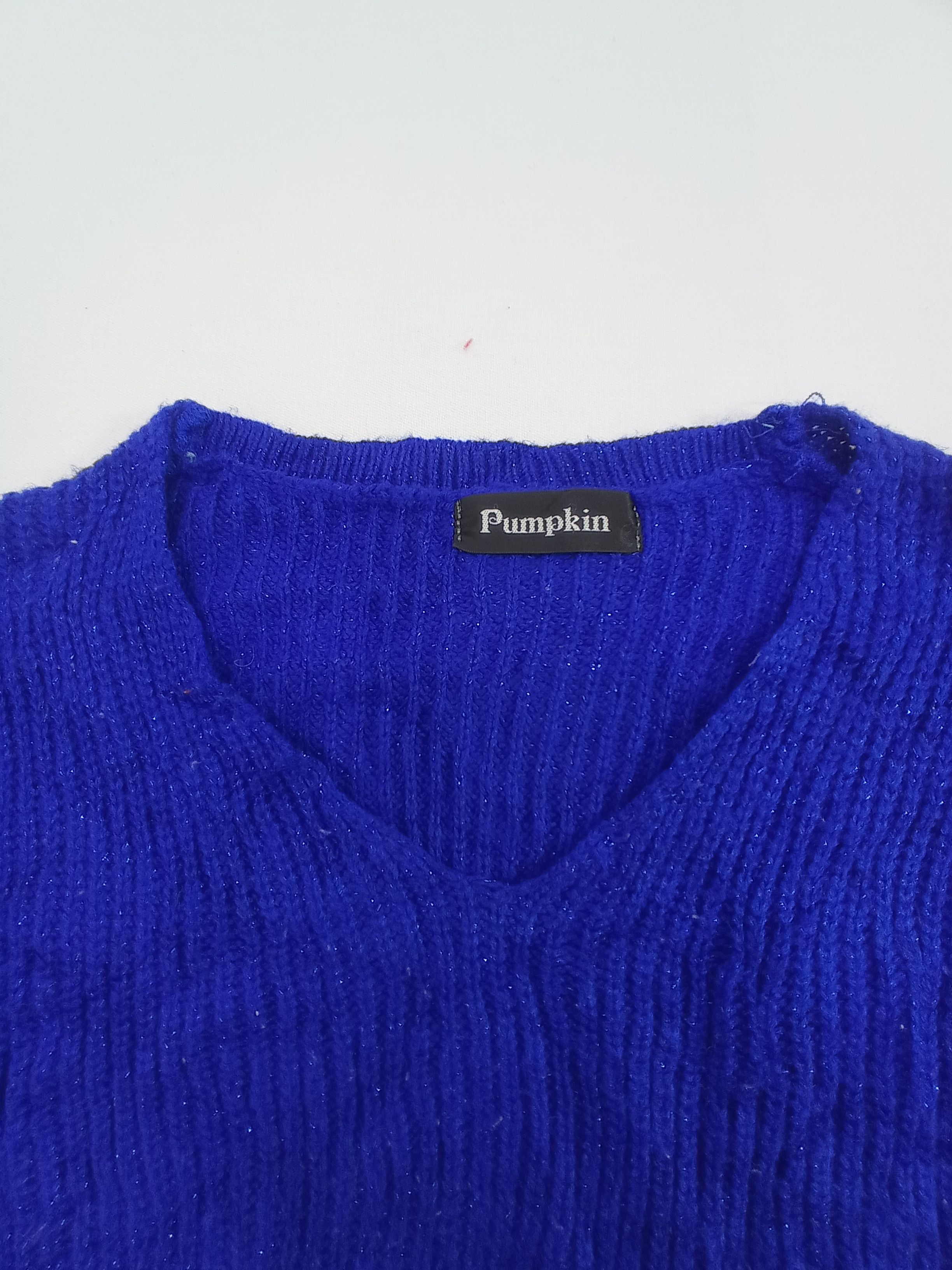 Homespun Knitwear Pumpkin Blue Knitwear Sweater Size US M / EU 48-50 / 2 - 5 Thumbnail