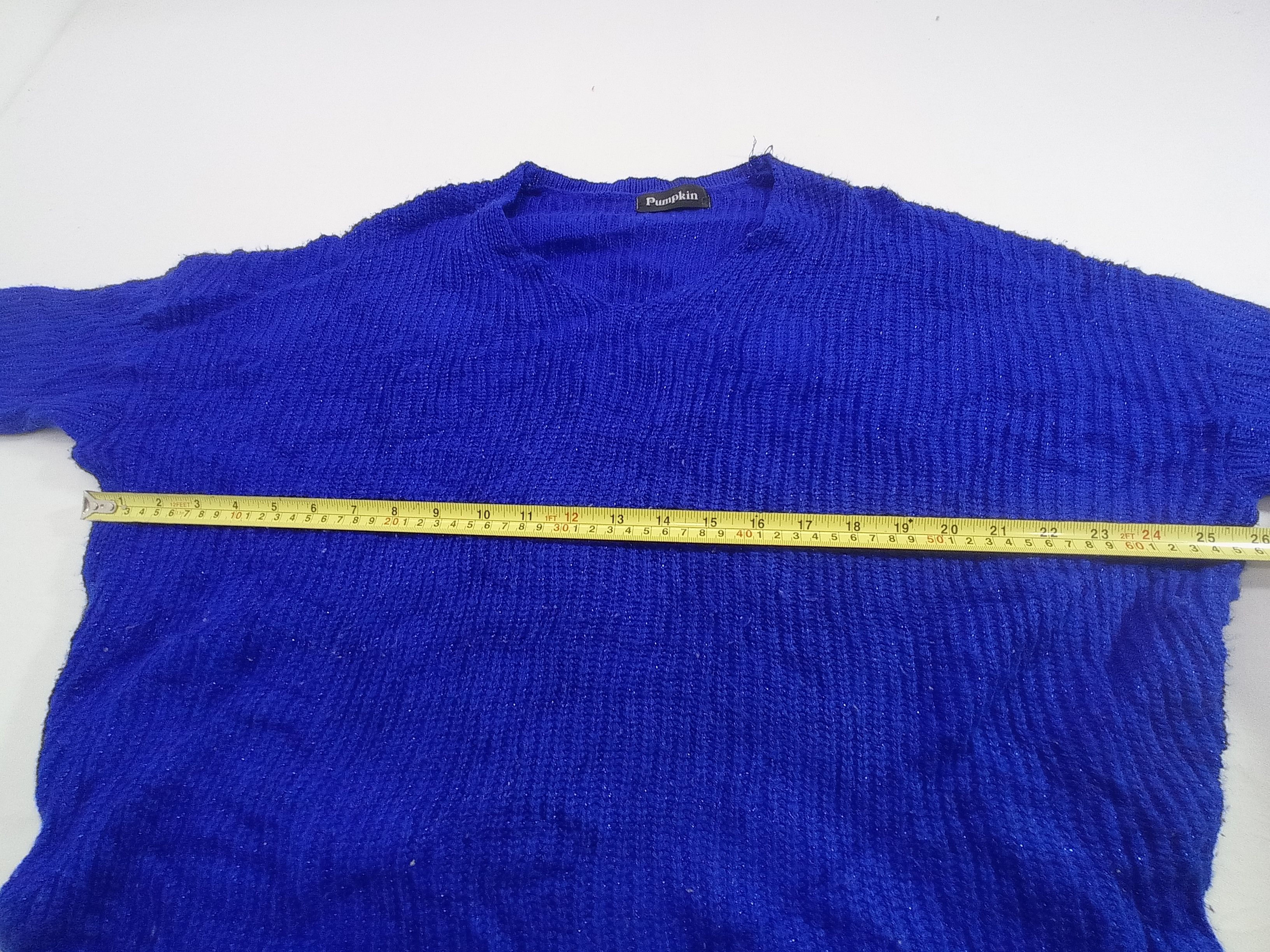 Homespun Knitwear Pumpkin Blue Knitwear Sweater Size US M / EU 48-50 / 2 - 16 Thumbnail