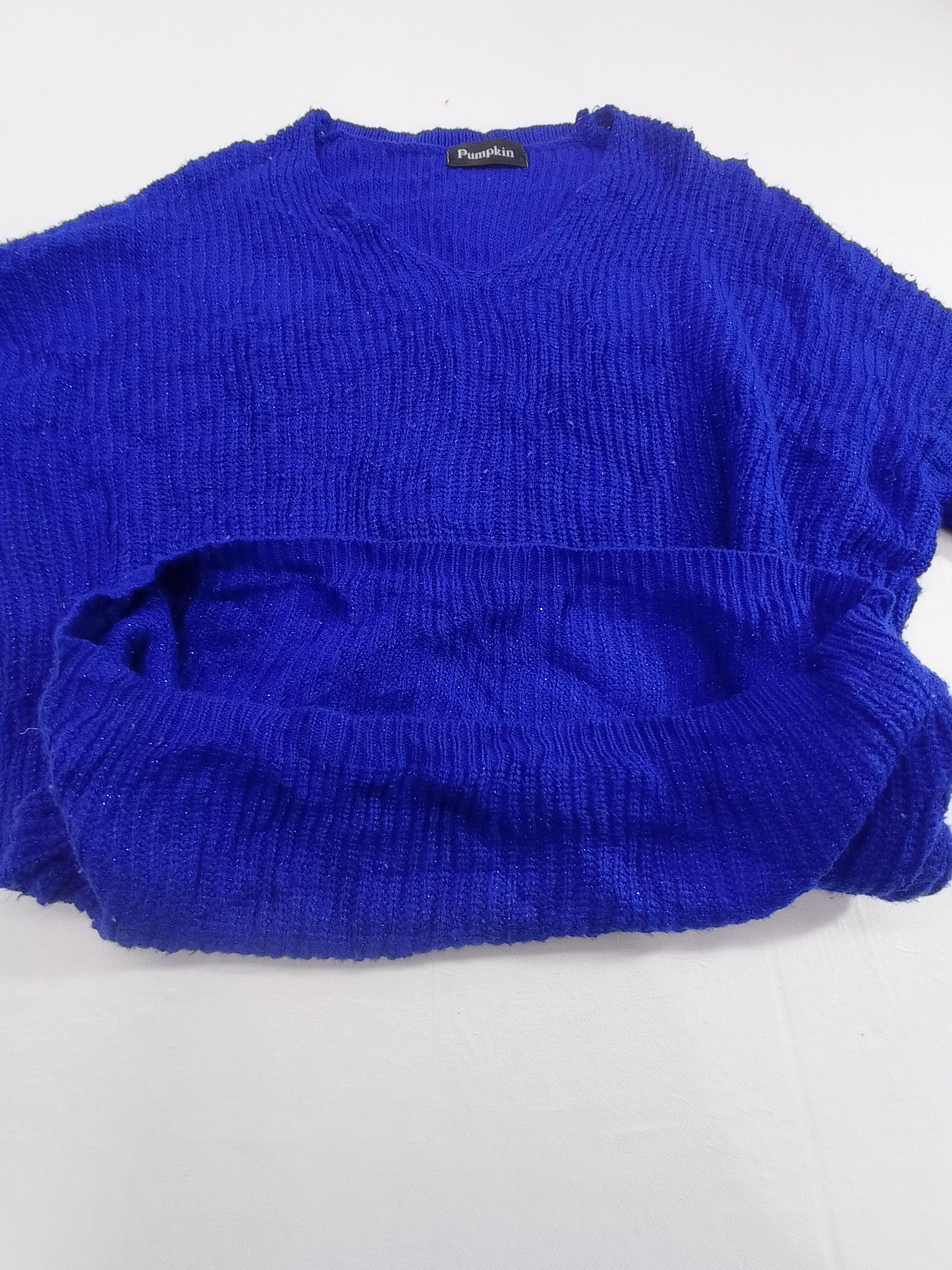 Homespun Knitwear Pumpkin Blue Knitwear Sweater Size US M / EU 48-50 / 2 - 7 Thumbnail