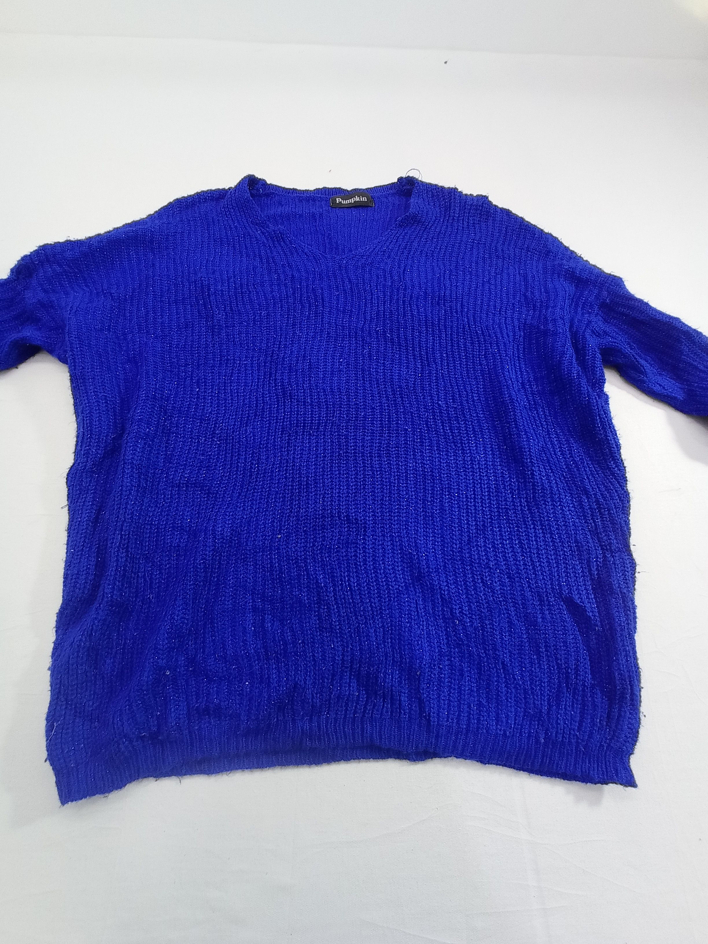 Homespun Knitwear Pumpkin Blue Knitwear Sweater Size US M / EU 48-50 / 2 - 9 Thumbnail
