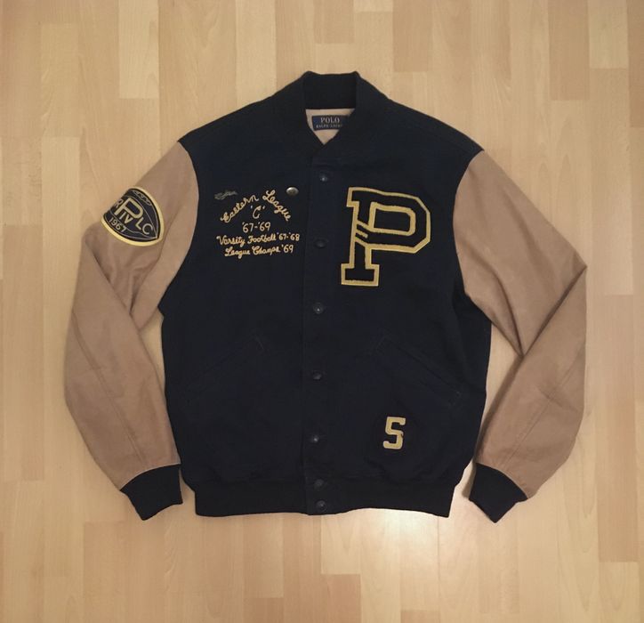 Ralph Lauren Vintage Ralph Lauren Polo Bulldog Varsity Jacket | Grailed