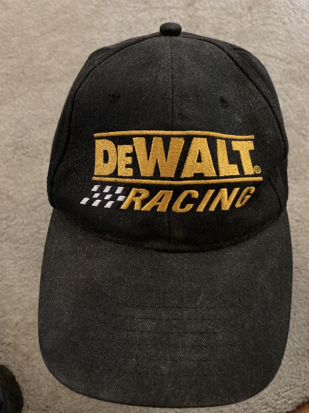 Vintage Dewalt Racing NASCAR trucker vintage Snapback race cap hat ...