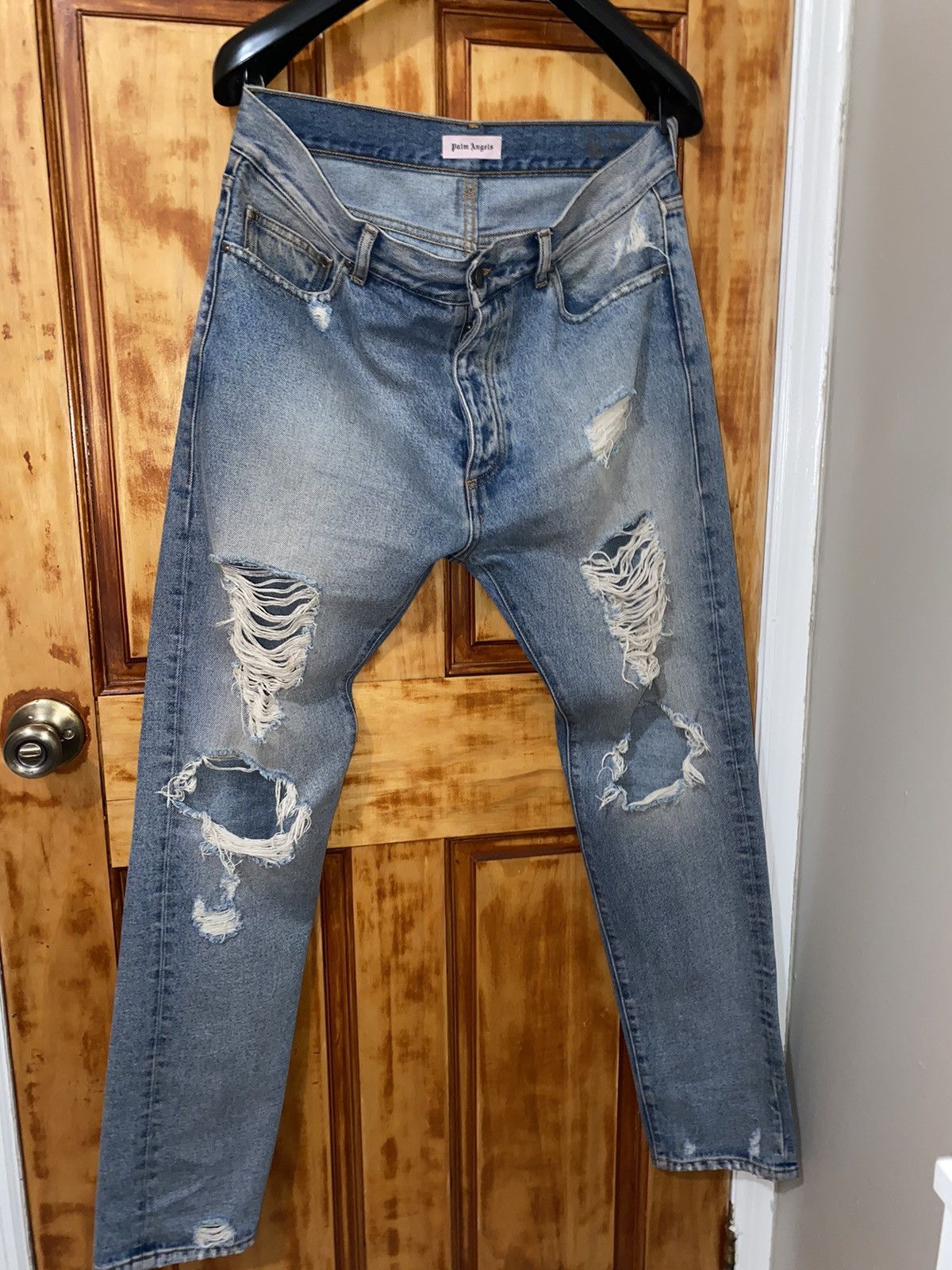 Palm Angels Palm angels distressed jeans Size US 31 - 1 Thumbnail