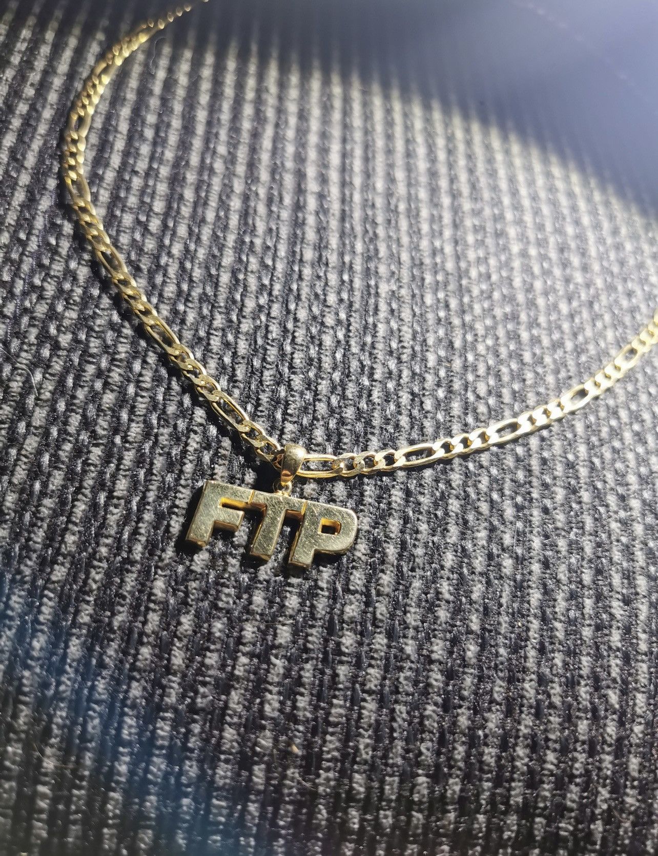 アクセサリー FTP Plated Micro Logo Chain Fuck The Population Ftp Gold Plated Micro Logo Chain | Grailed